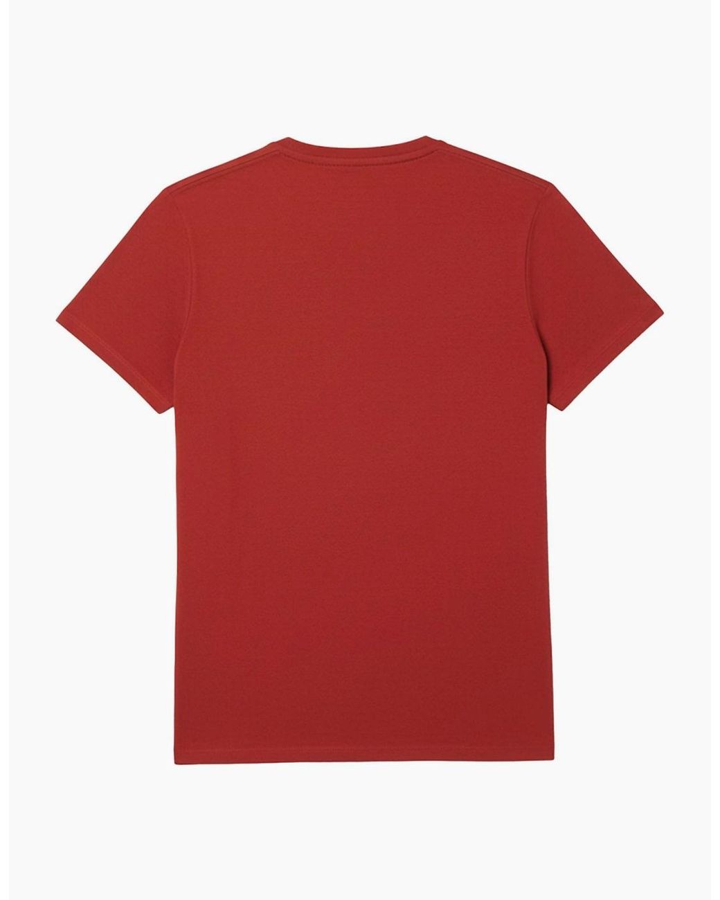 Lacoste Red Pima T Shirt for men