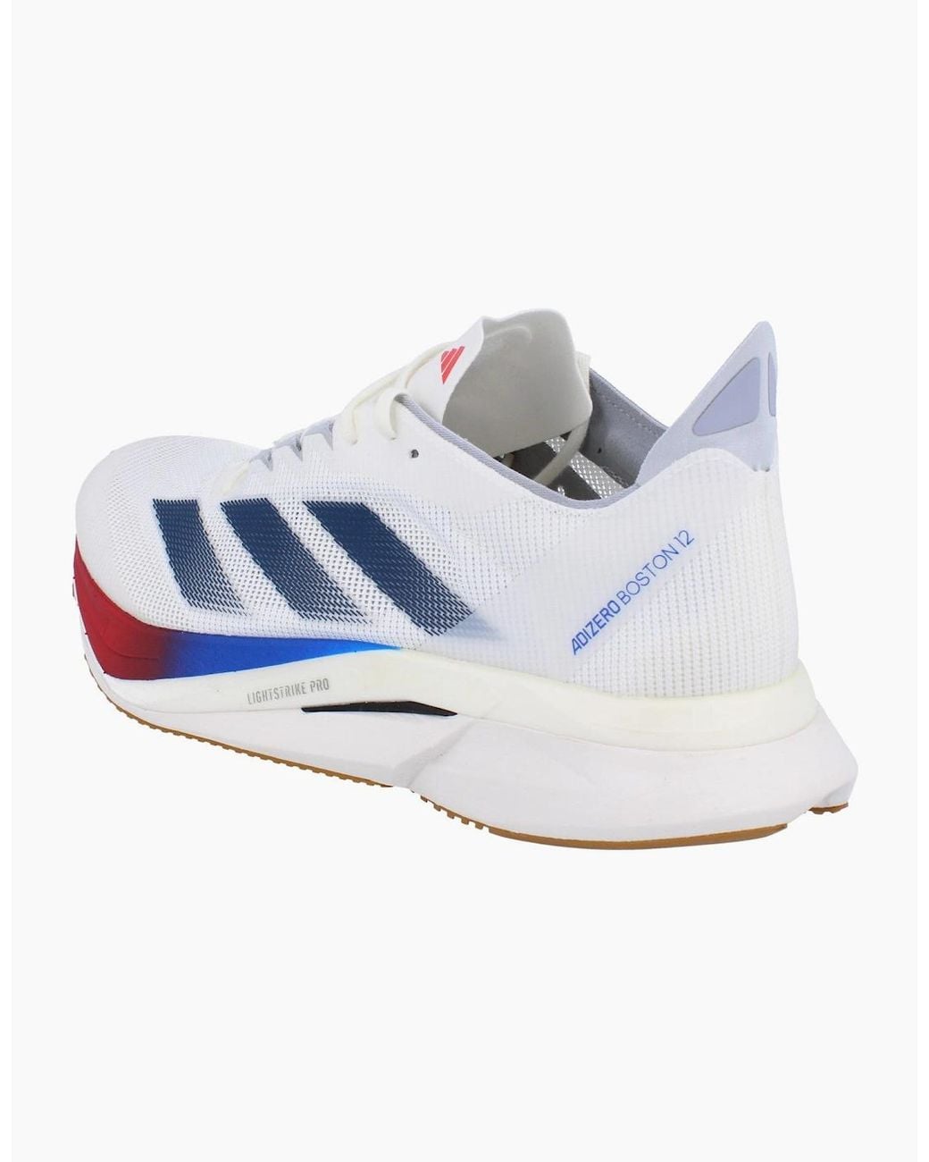 Adidas Blue Adizero Boston 12 Running Trainers Ji4476 for men