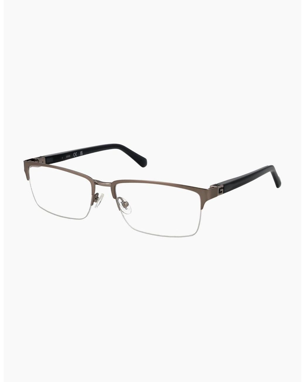 Guess Metallic Optical Frame Gu50191 011 58 for men