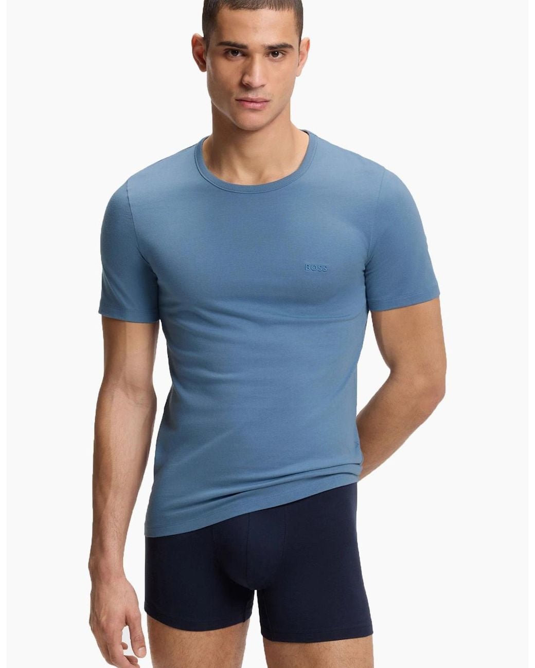 Boss Blue Boss 3 Pack T-Shirt Multi for men