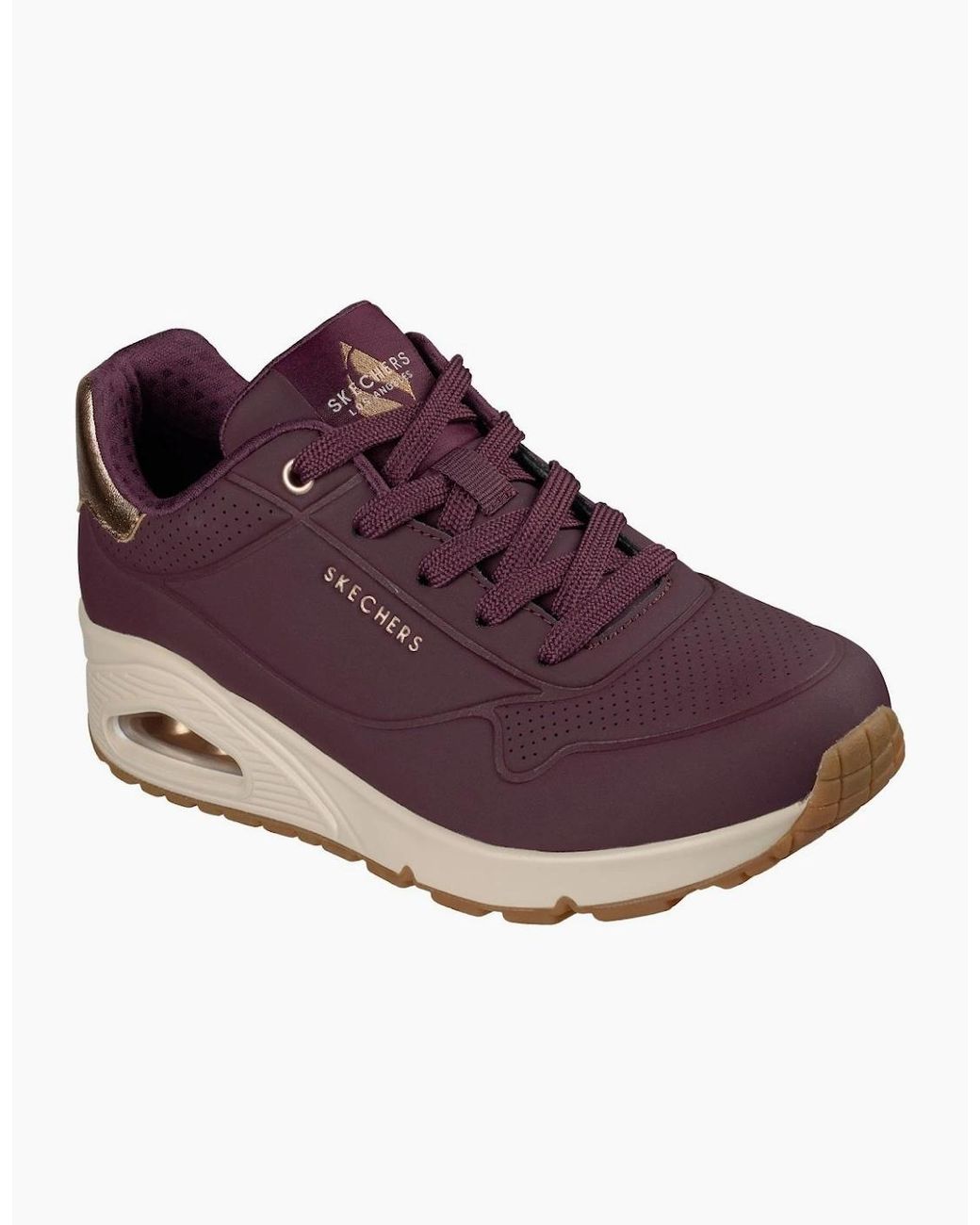 Skechers Purple Uno Golden Air Trainers
