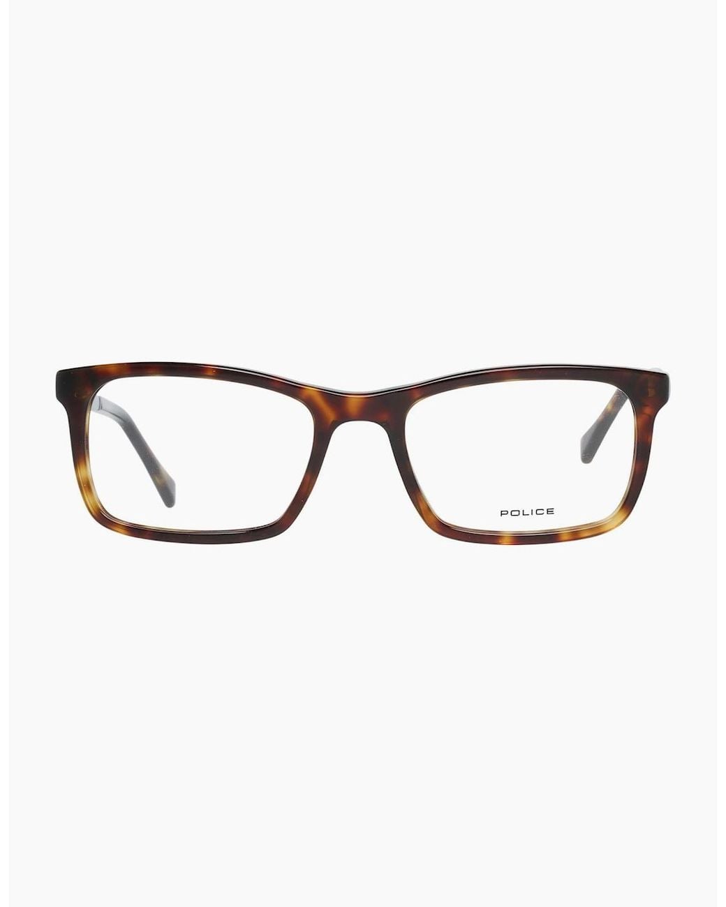 Police Brown Optical Frame Vpl262N 04Ap 52 for men
