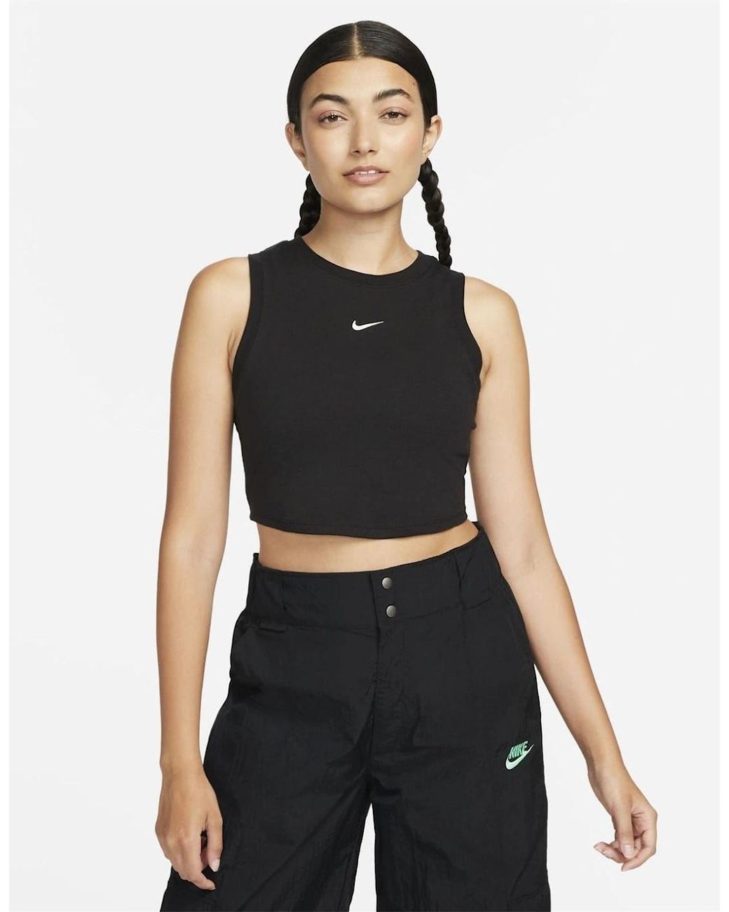 Nike Black Chill Tank Crew Neck Sleeveless Muscle Tank