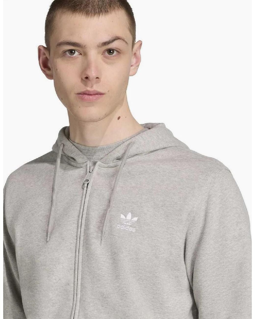 Adidas Originals Gray Trefoil Esnt for men