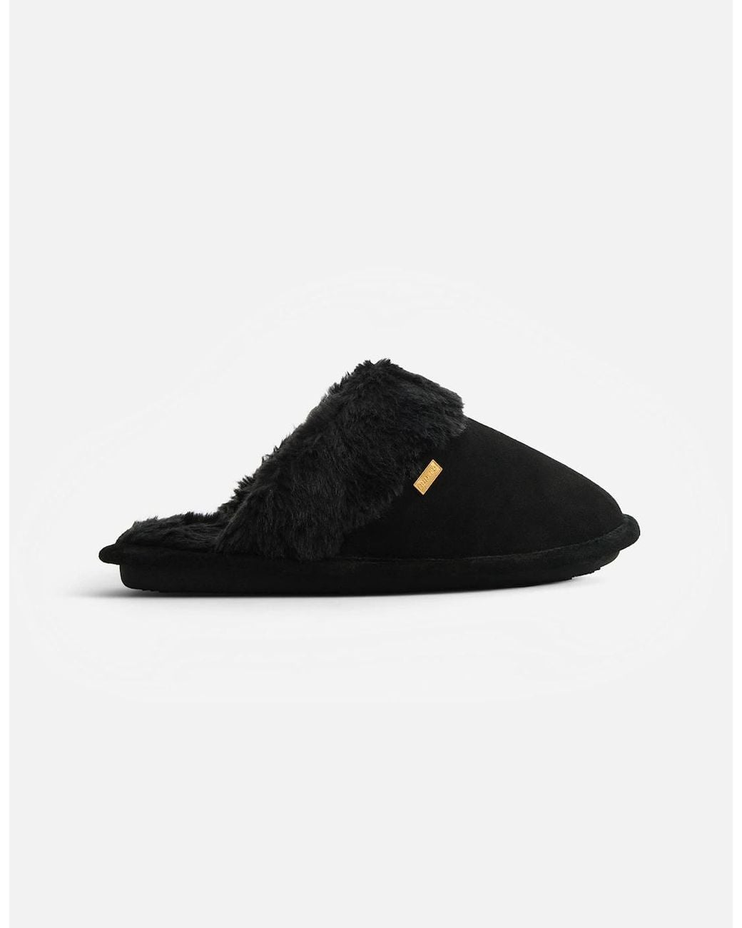 Hunter Black Mule Slipper