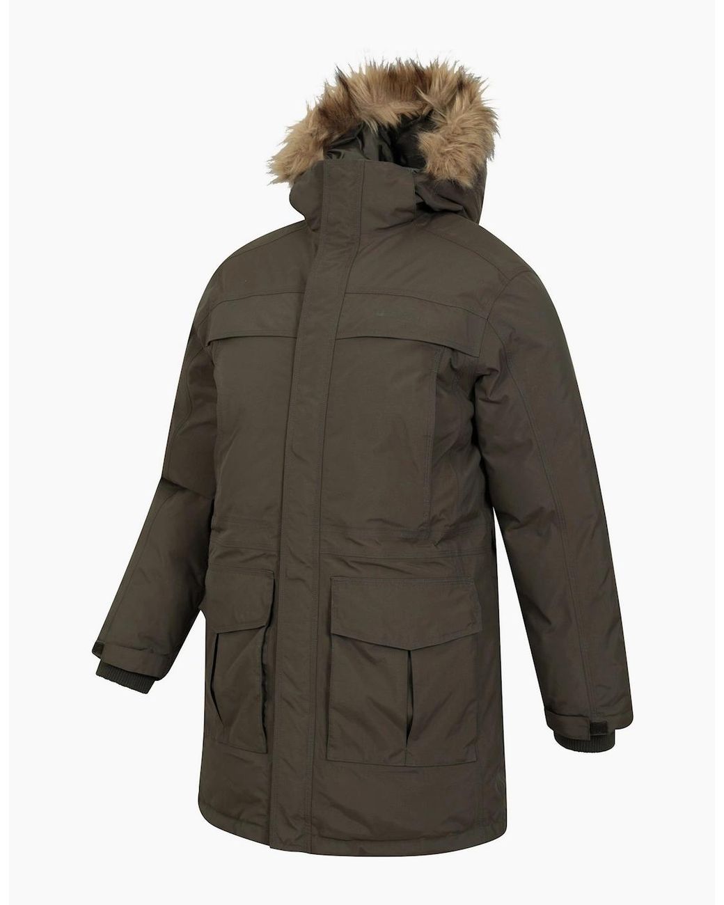 Mountain Warehouse Gray Antarctic Extreme Waterproof Down Jacket for men