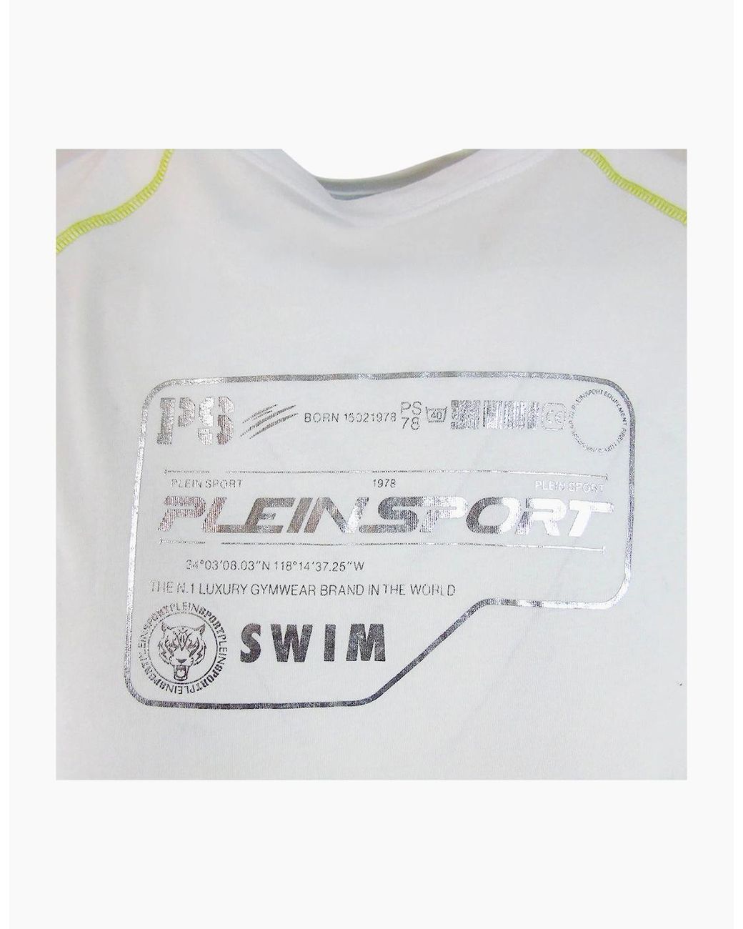 Philipp Plein White Plein Sport Performance Logo T-Shirt