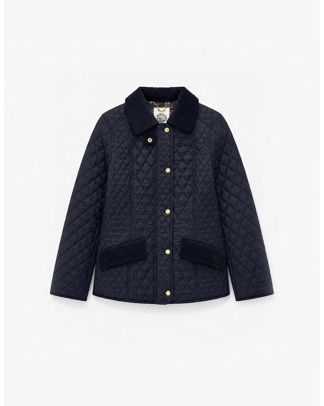 Joules Blue Highclere Quilted Jackets