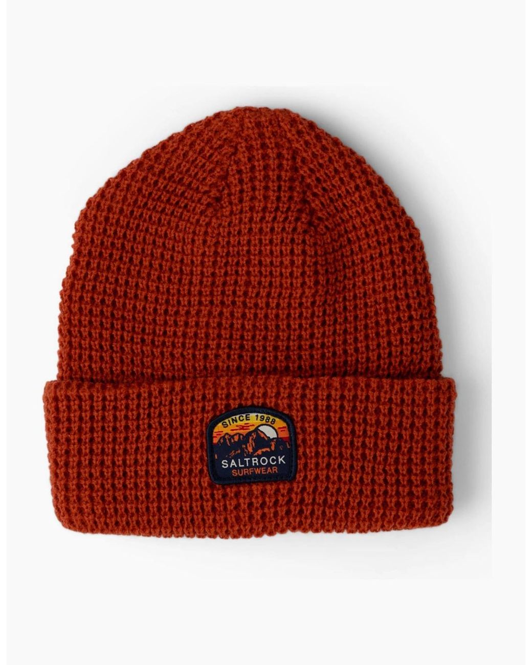 Saltrock Red Last Light Knitted Beanie