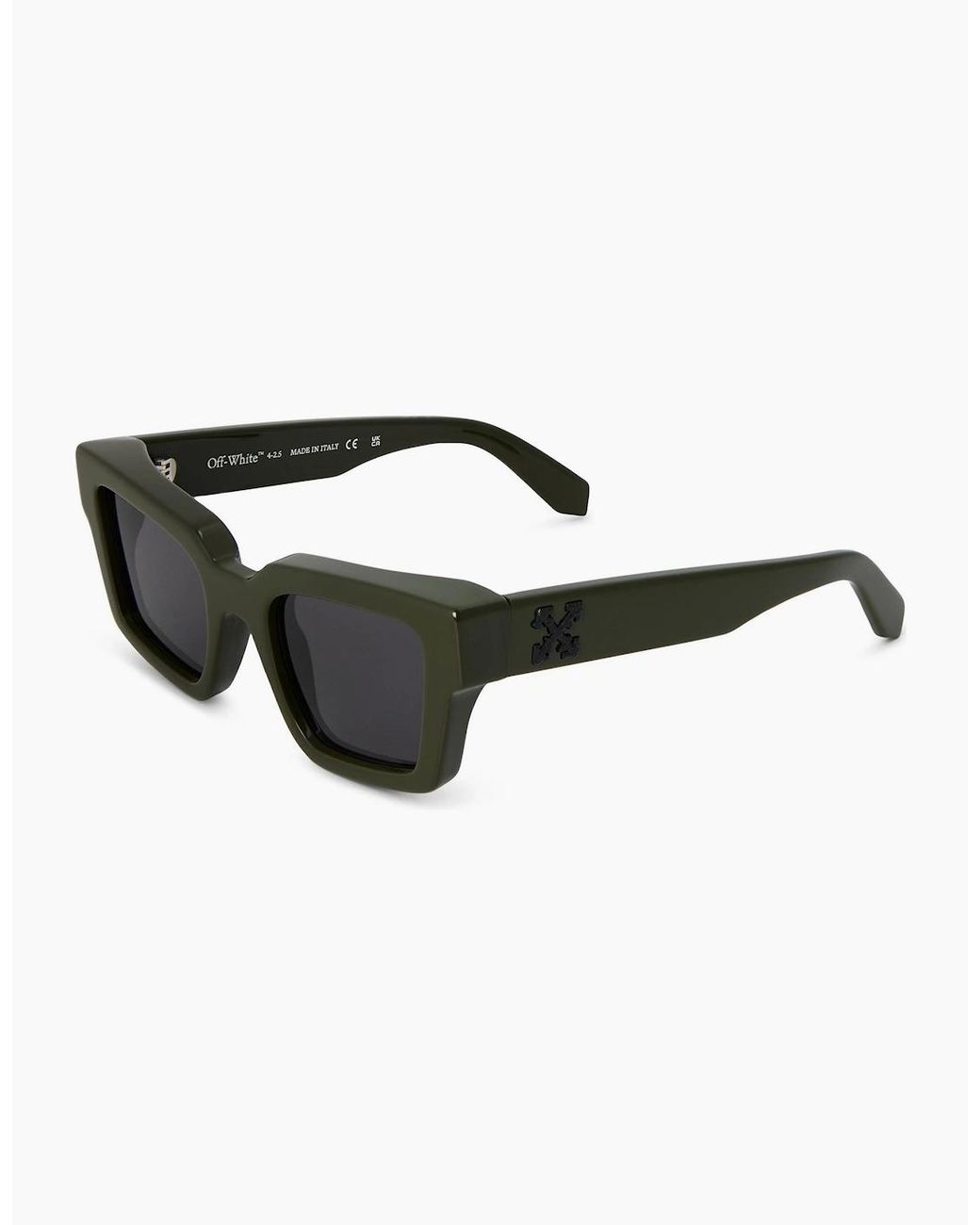 Off-White c/o Virgil Abloh Black Richardson Rectangle Full Rim Sunglasses for men