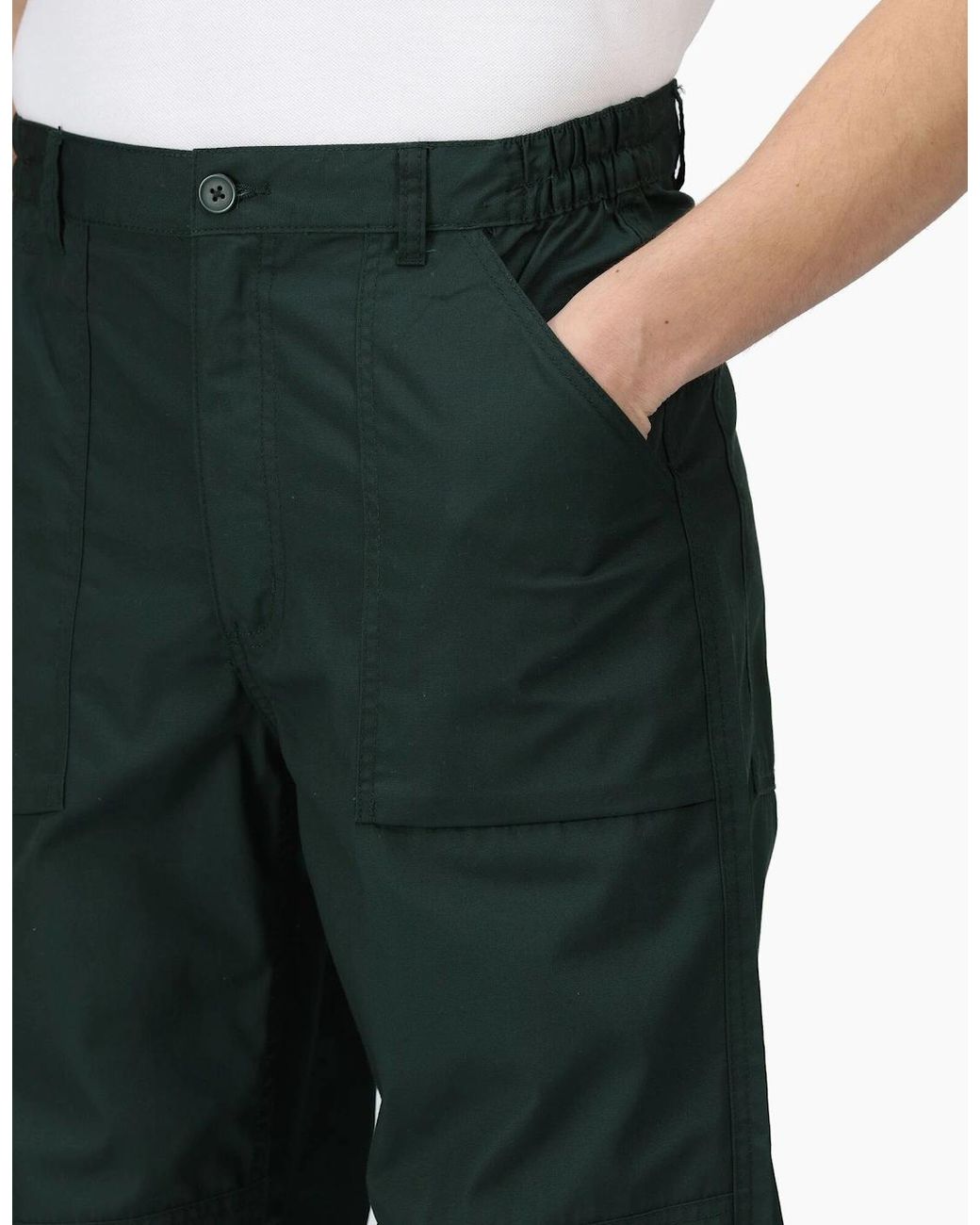 Regatta Green Professional Workwear Action Trouser (Water Repellent) for men
