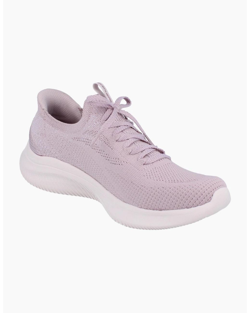 Skechers Purple Hands Free Slip-Ins Ultra Flex 4.0 Trainers 150801 Shoes Mve