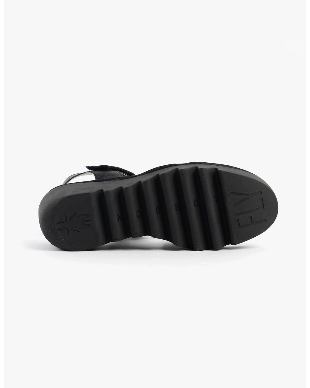 Fly London White Bexy575Fly Sandals/Graphite