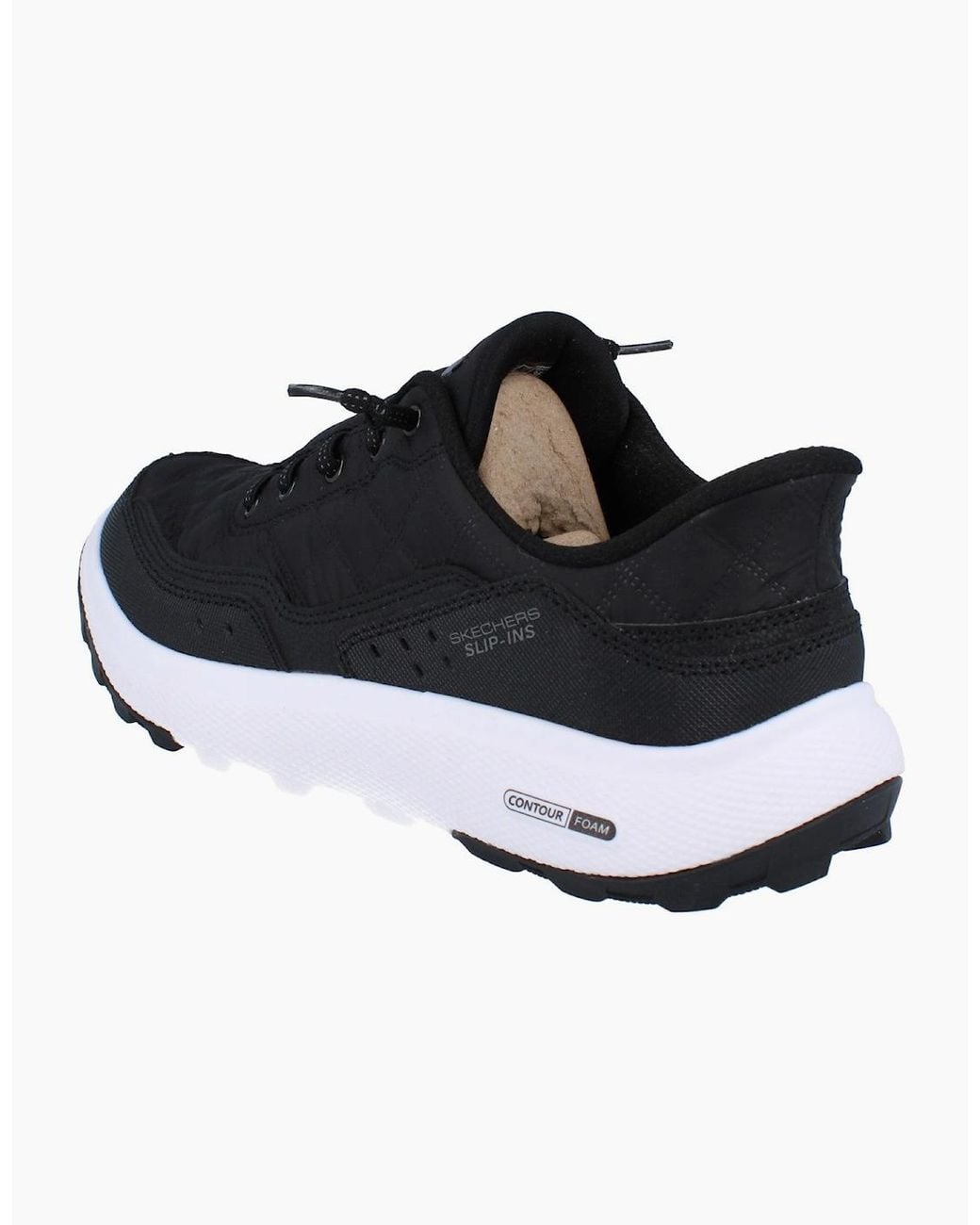 Skechers Black Hands Free Slip-Ins Urban Explore Trainers 180277 Shoes Bkw
