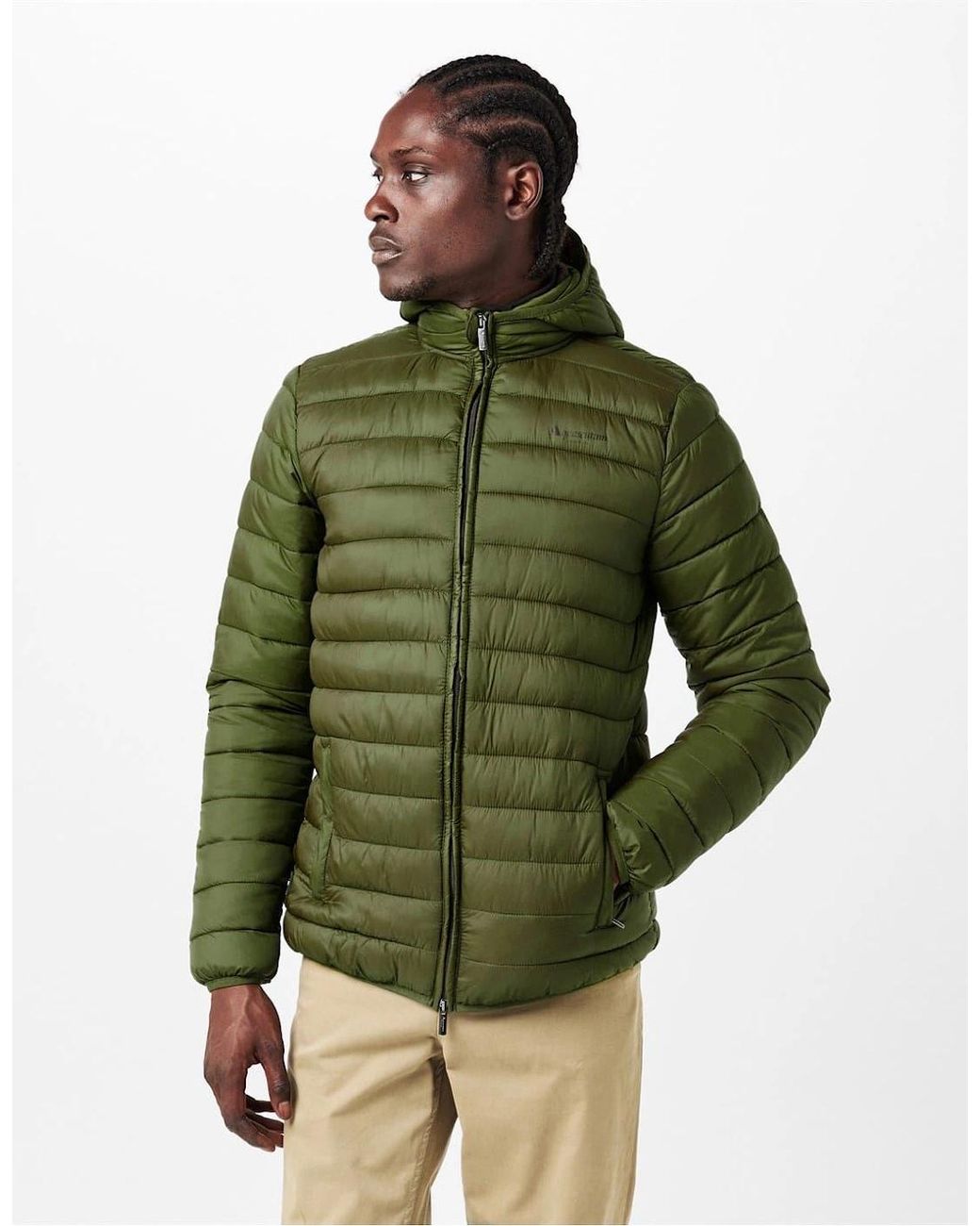 Aquascutum Green Puffer Jacket for men