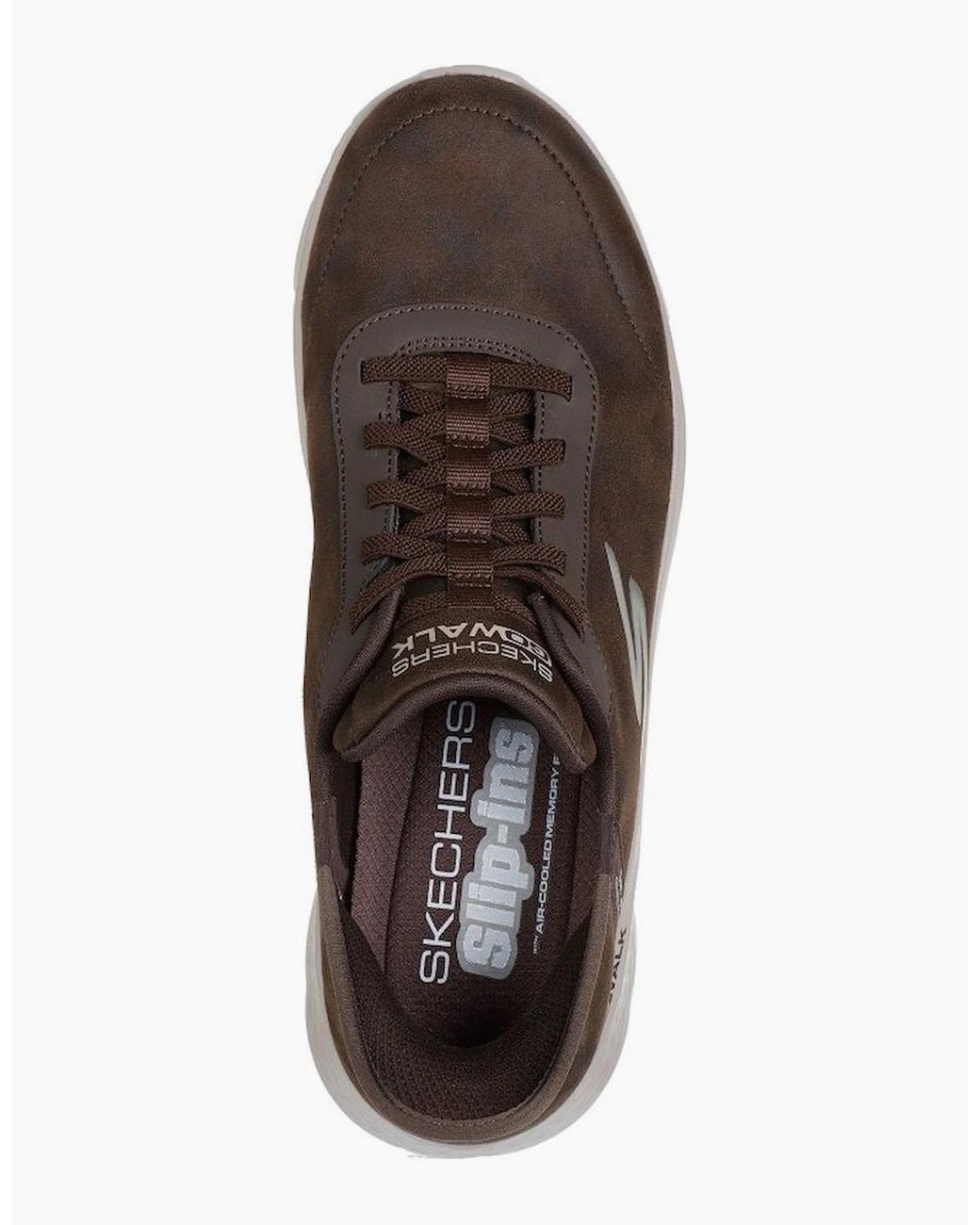 Skechers Go Walk Brown Go Walk Flex Smooth Motion for men