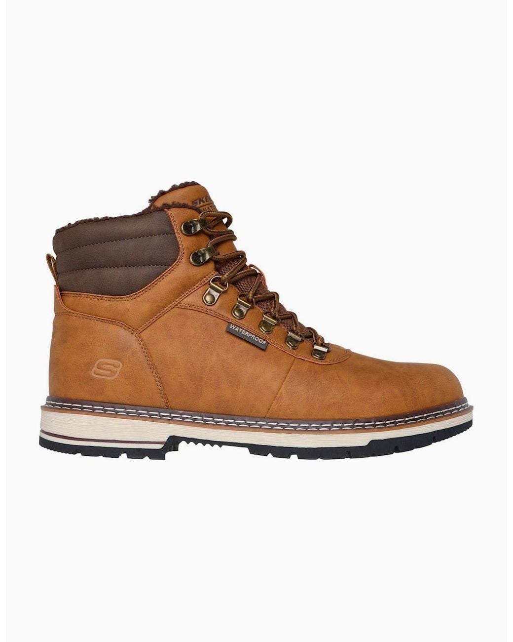 Skechers White Corado Memphis Wheat Ankle Boots for men