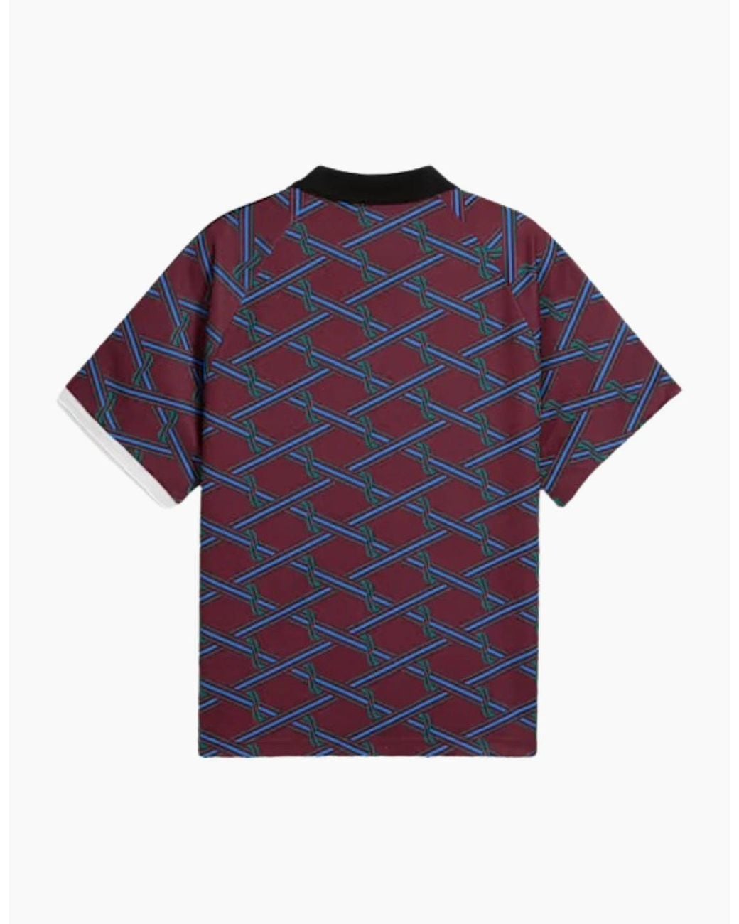 PUMA Blue King Ruby Shimmer Jersey Top for men
