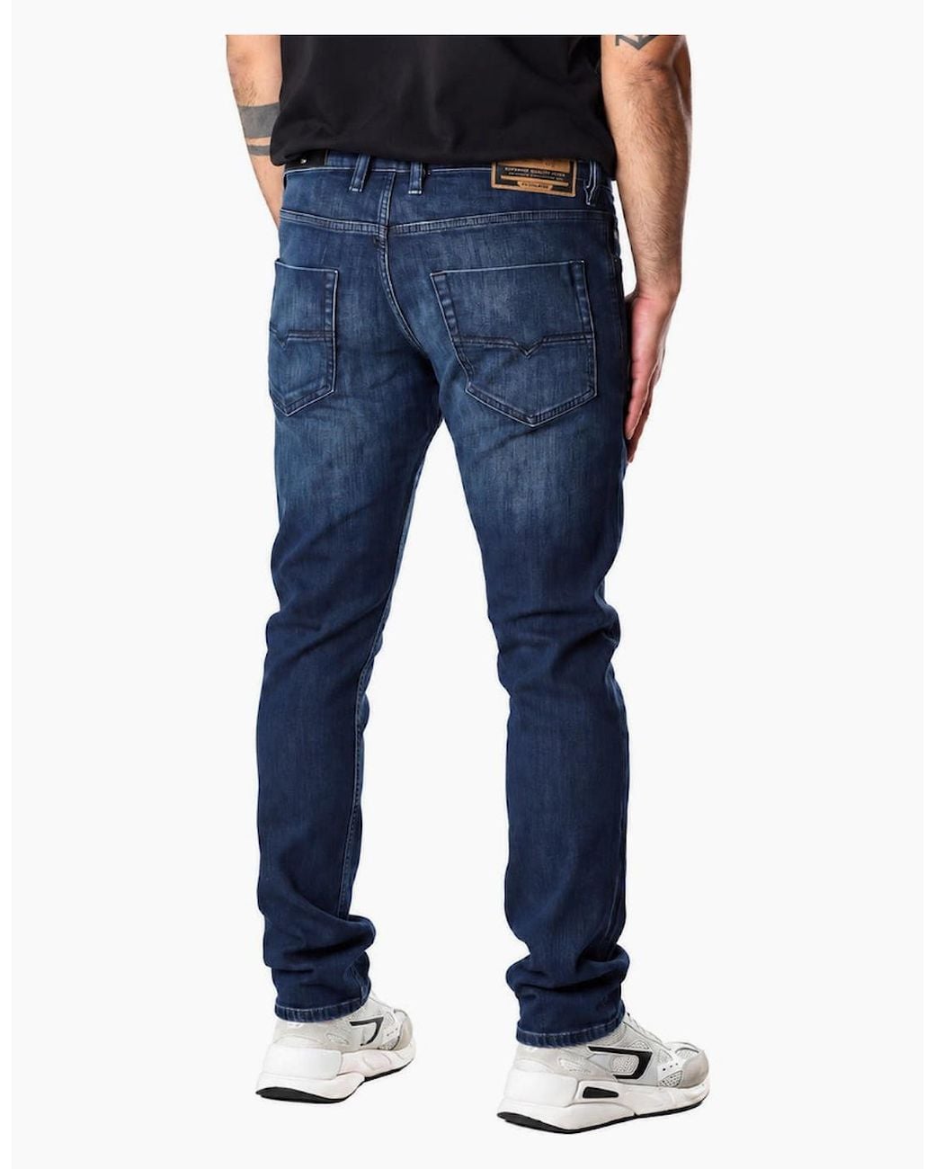 DIESEL Blue Tepphar-X Dark Denim Jeans for men