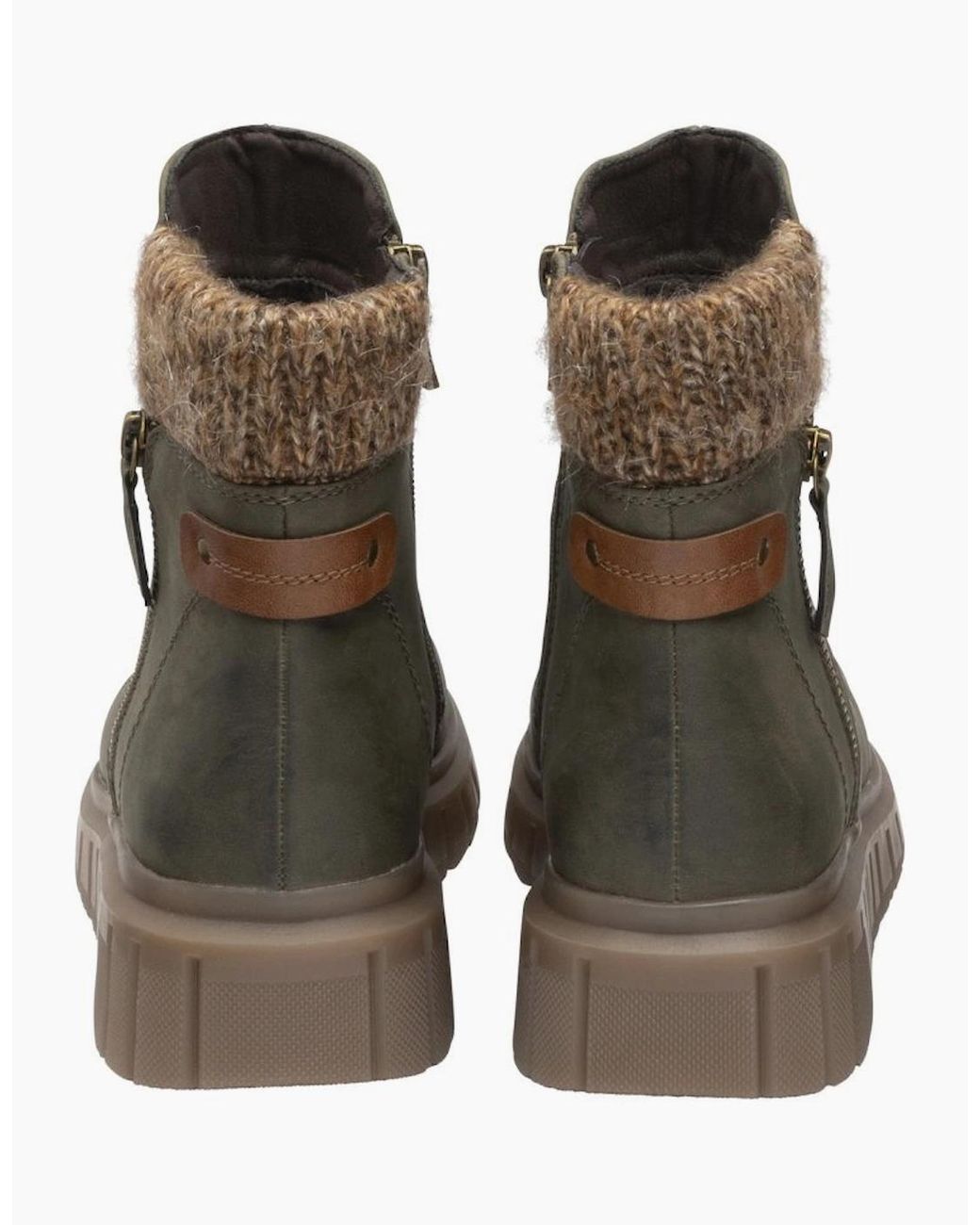 Lotus Brown Gwen Ankle Boots