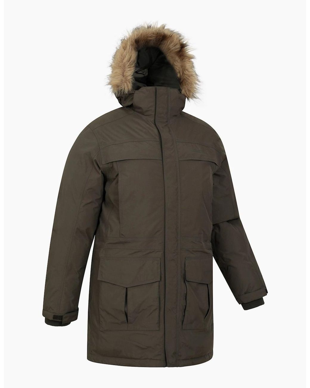 Mountain Warehouse Gray Antarctic Extreme Waterproof Down Jacket for men