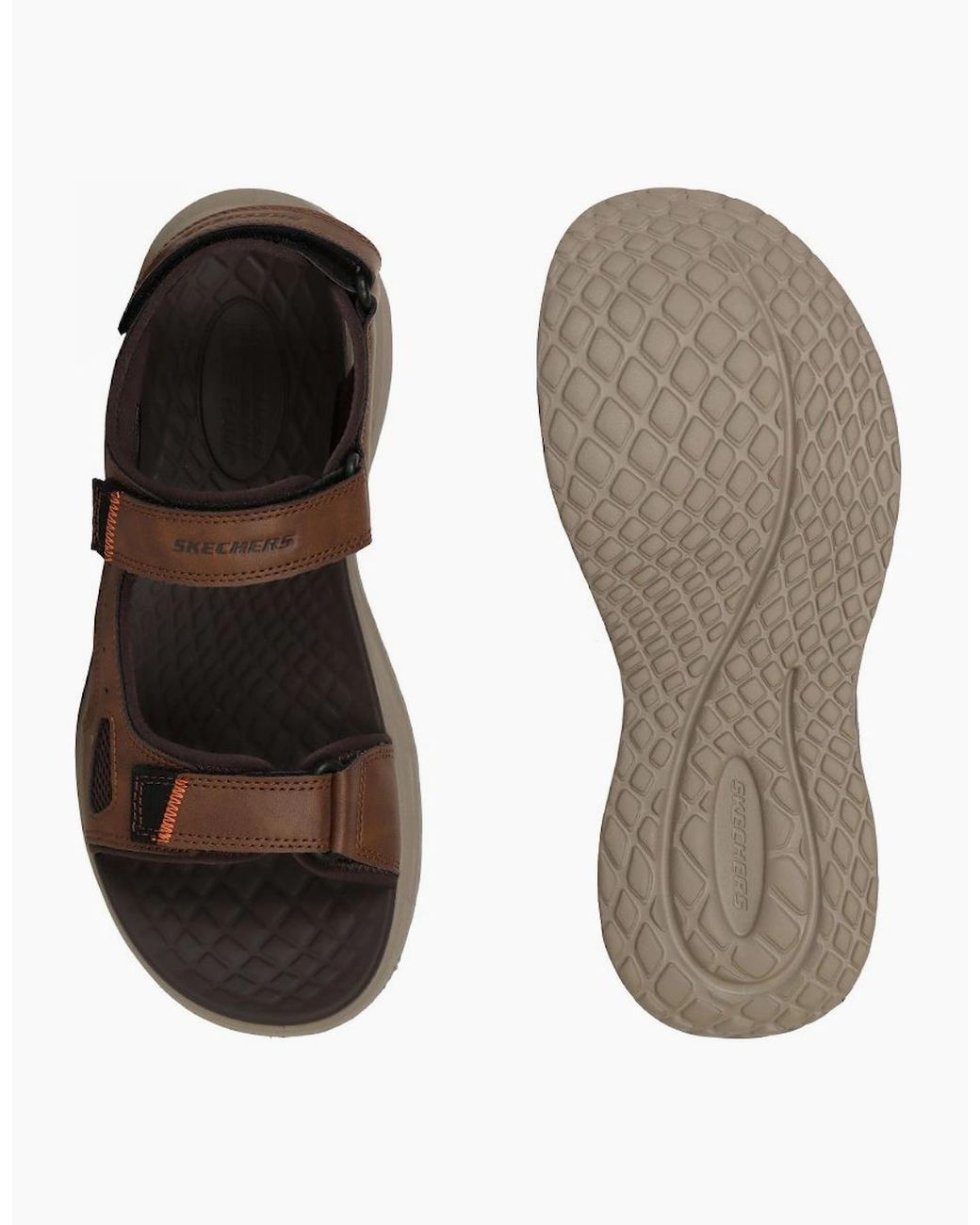 Skechers Brown Orvan Sandals for men