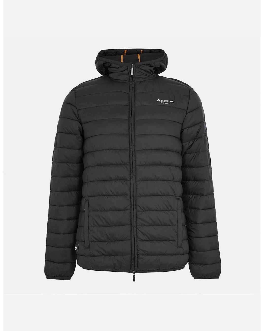 Aquascutum Black Puffer Jacket for men