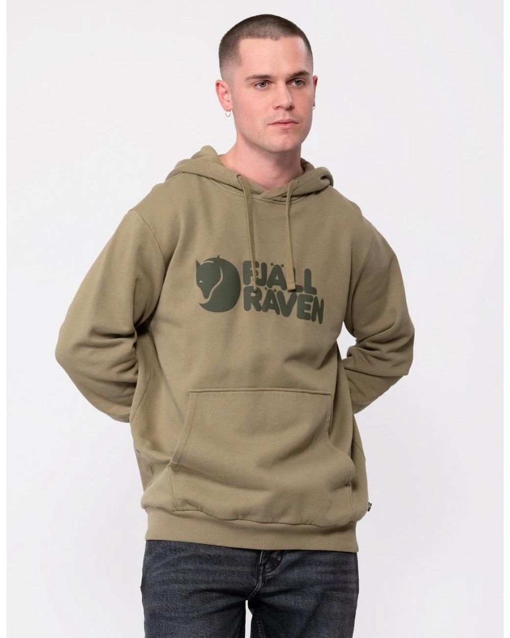 Fjallraven Natural Logo Hoodie for men