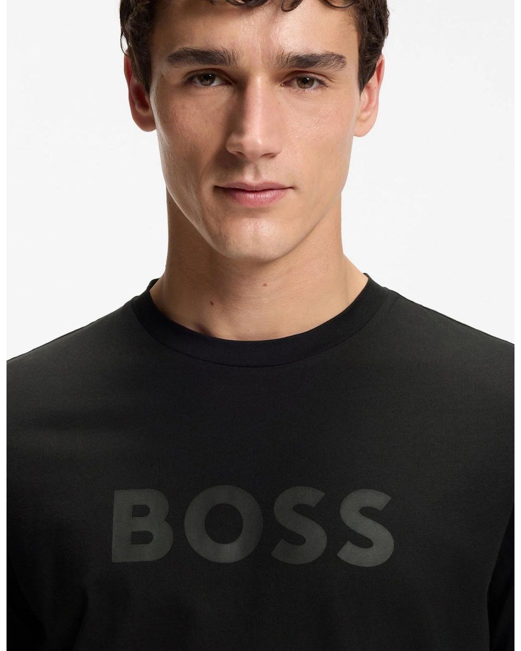 Boss Blue Boss Te Logo Regular-Fit T-Shirt for men