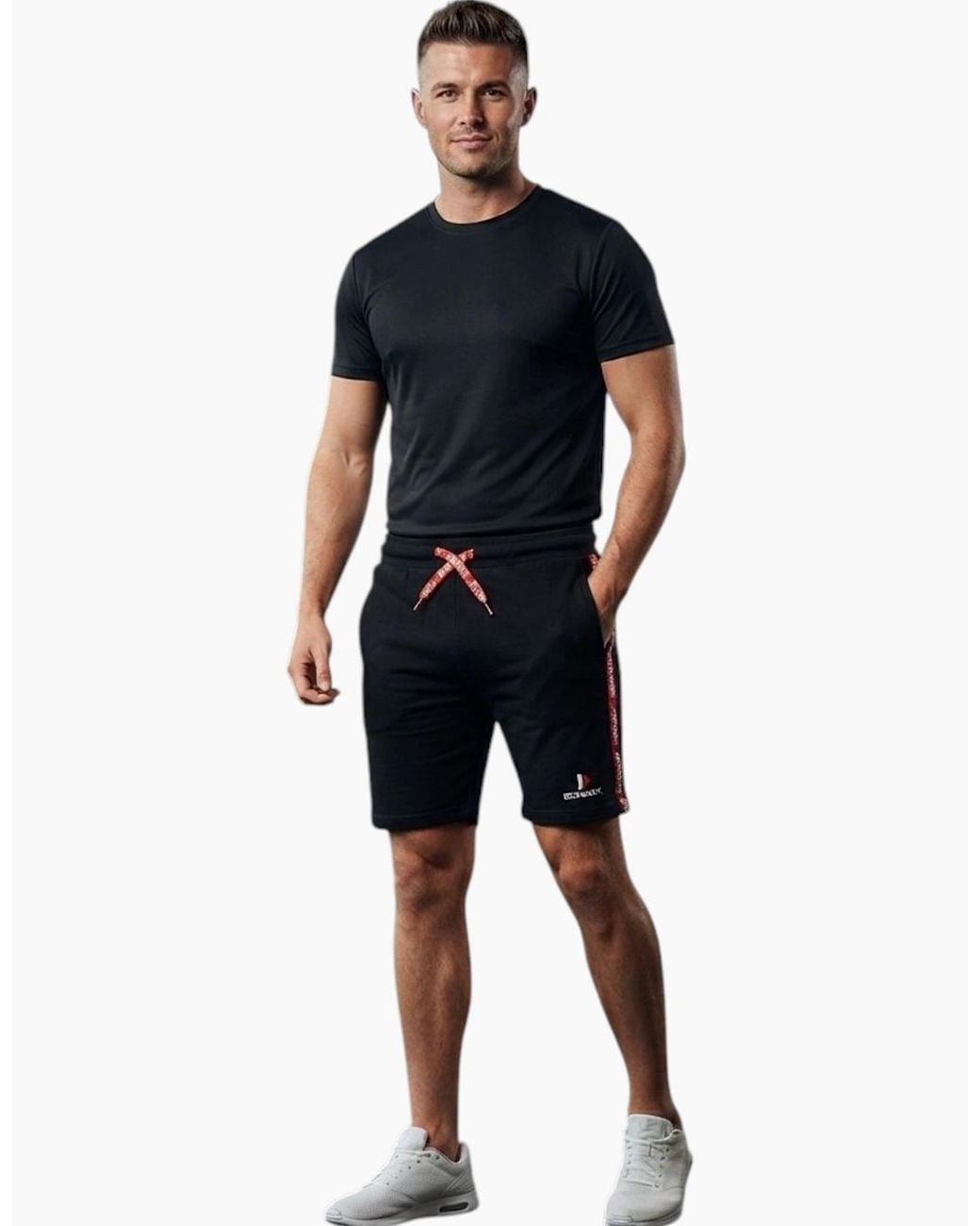 Donnay Blue Short Stretch Cotton Relaxed Sleepwear for men