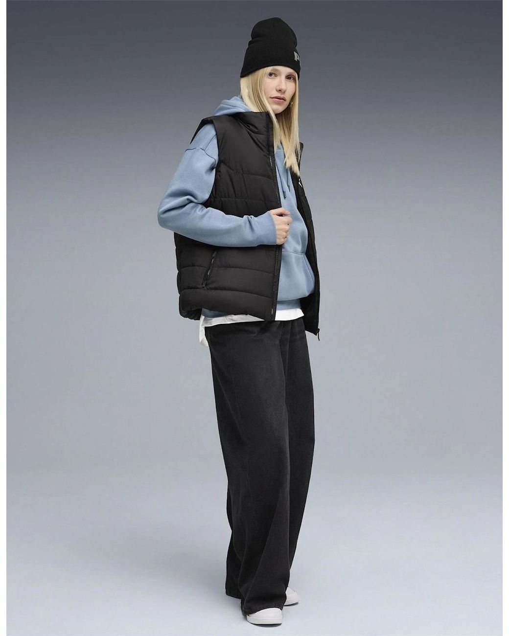 PUMA Blue Class Relaxed Overhead Tech Fleece Hoodie