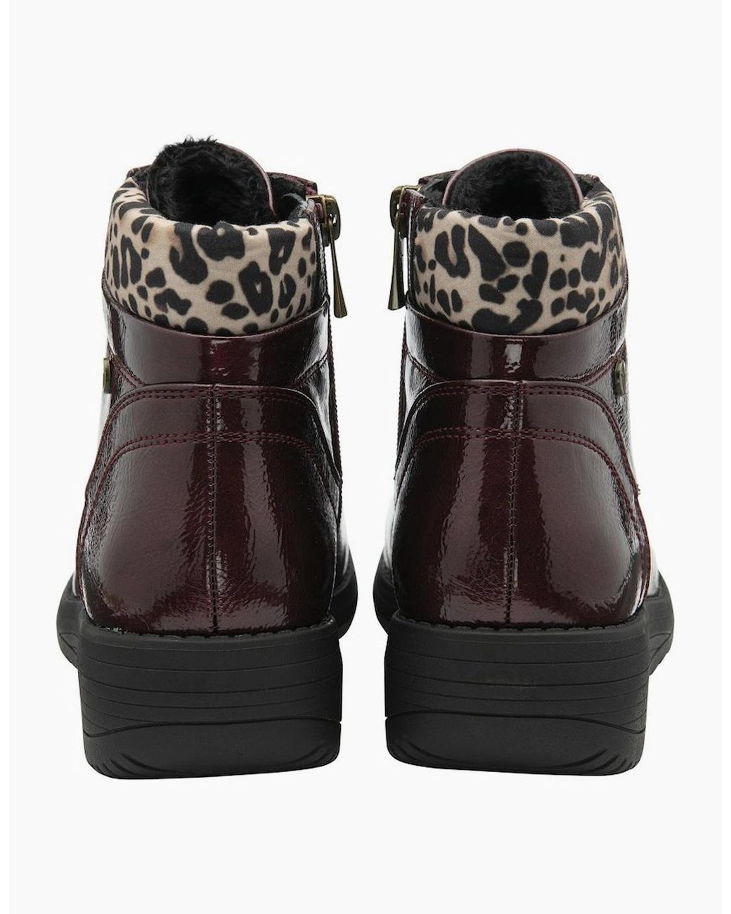 Lotus Brown Abelia Ankle Boots
