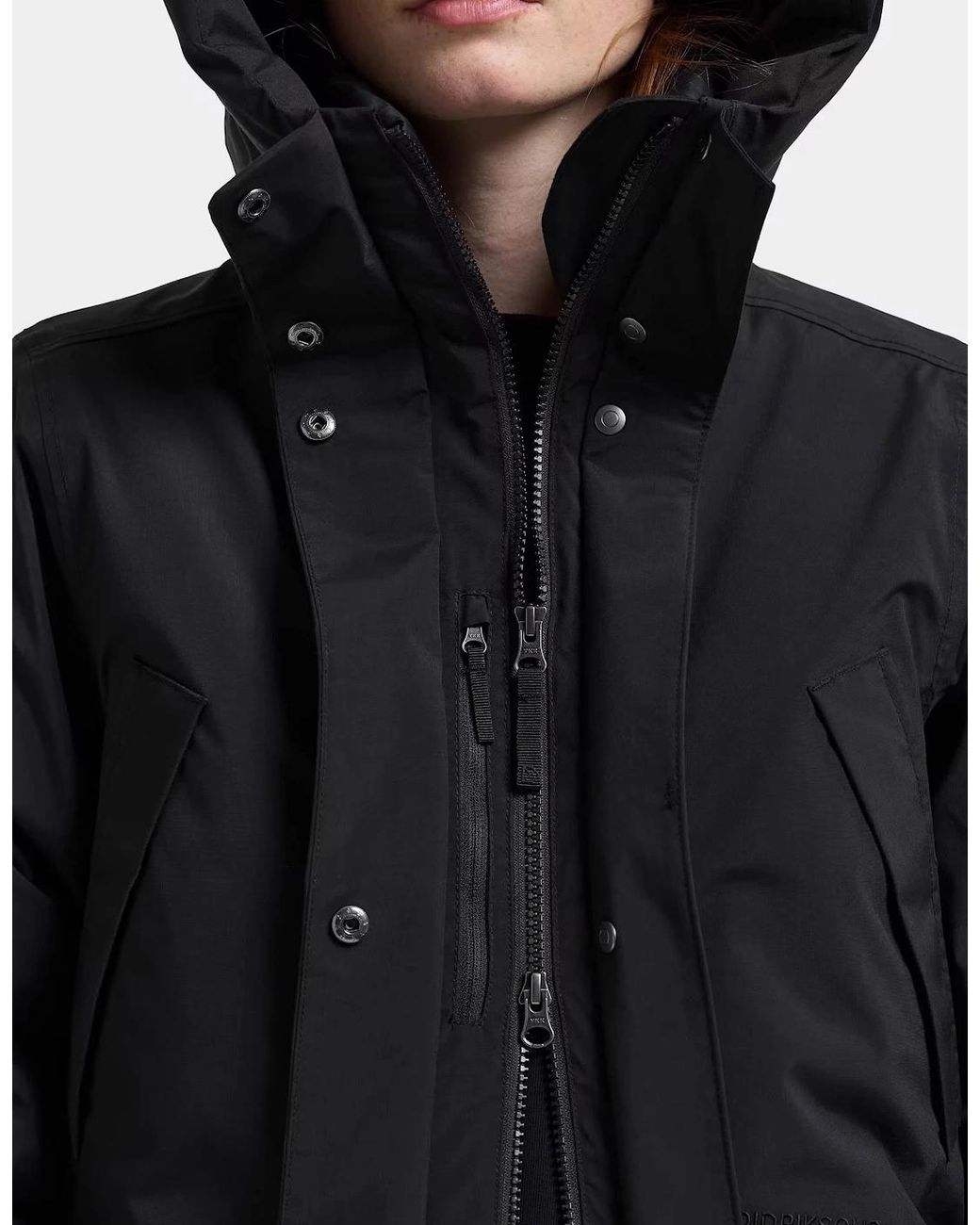 Didriksons Black Melody Long Parka 2