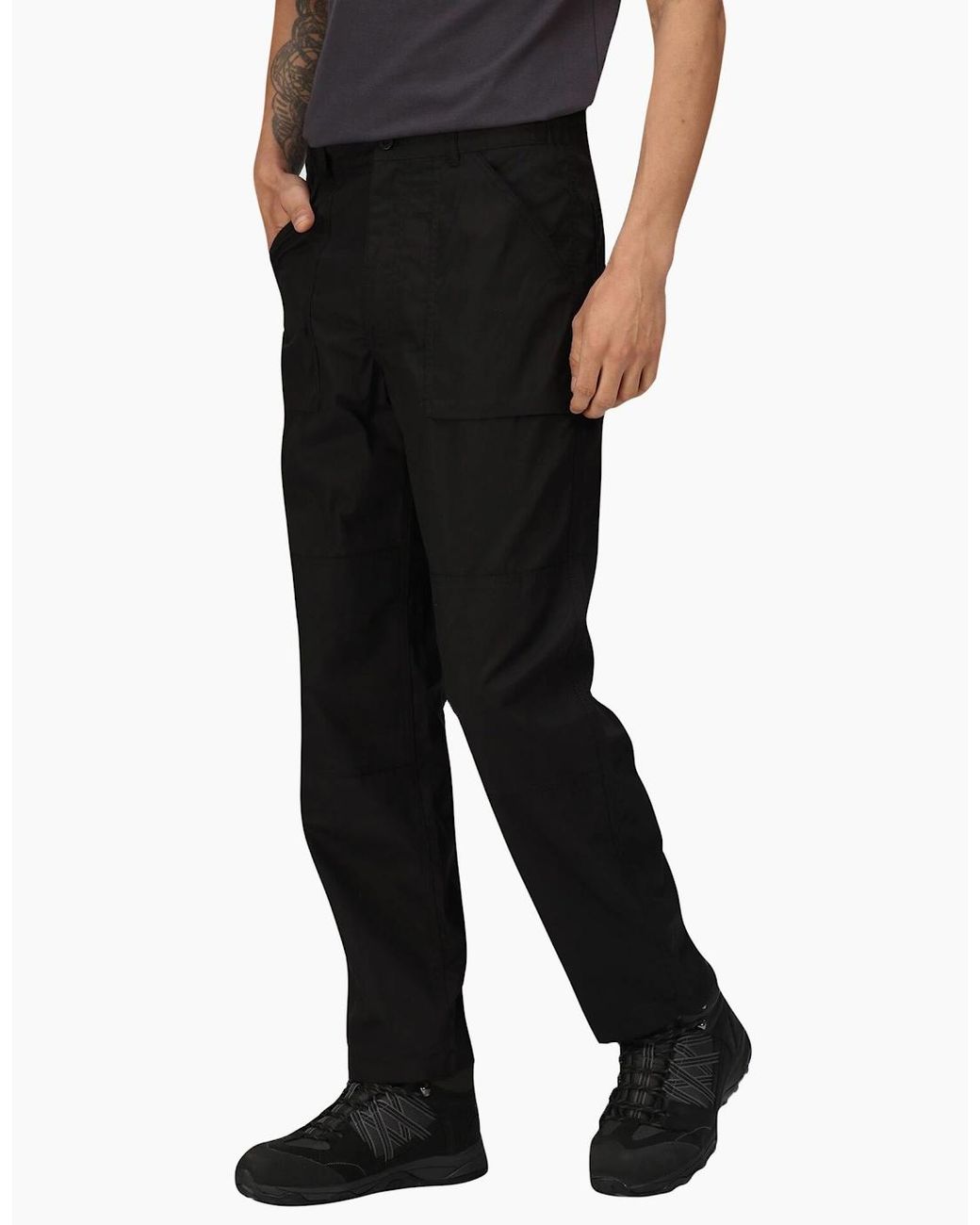 Regatta Black Sports New Lined Action Trousers for men