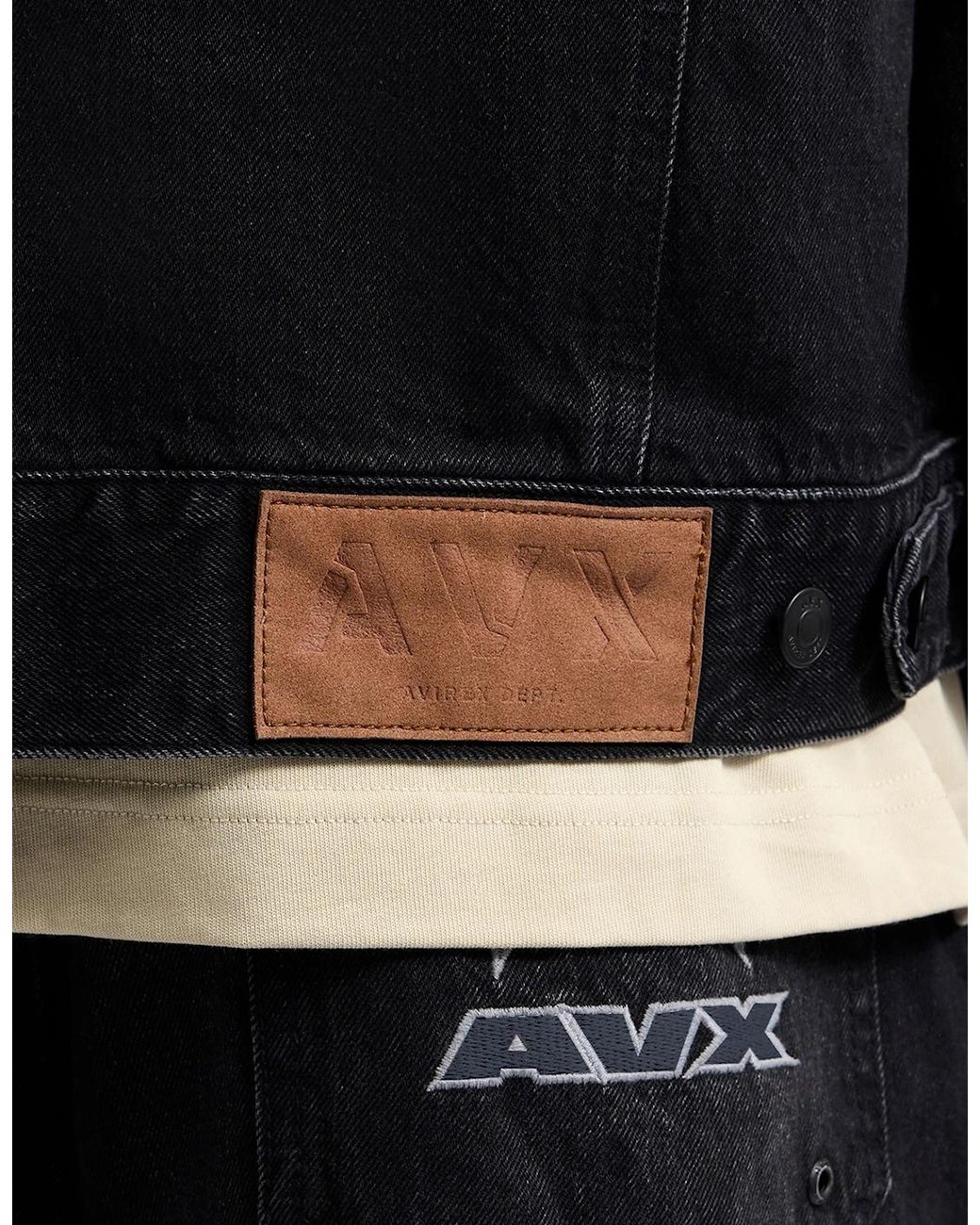 AVX Black Edwards Denim Jacket for men