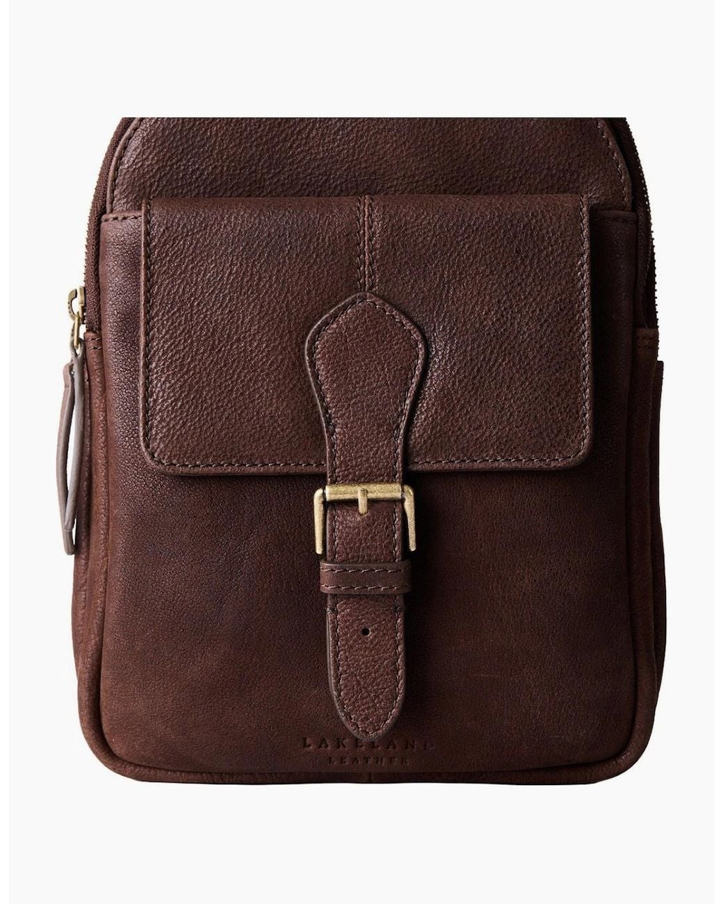 Lakeland Leather Brown Hutton Sling Bag
