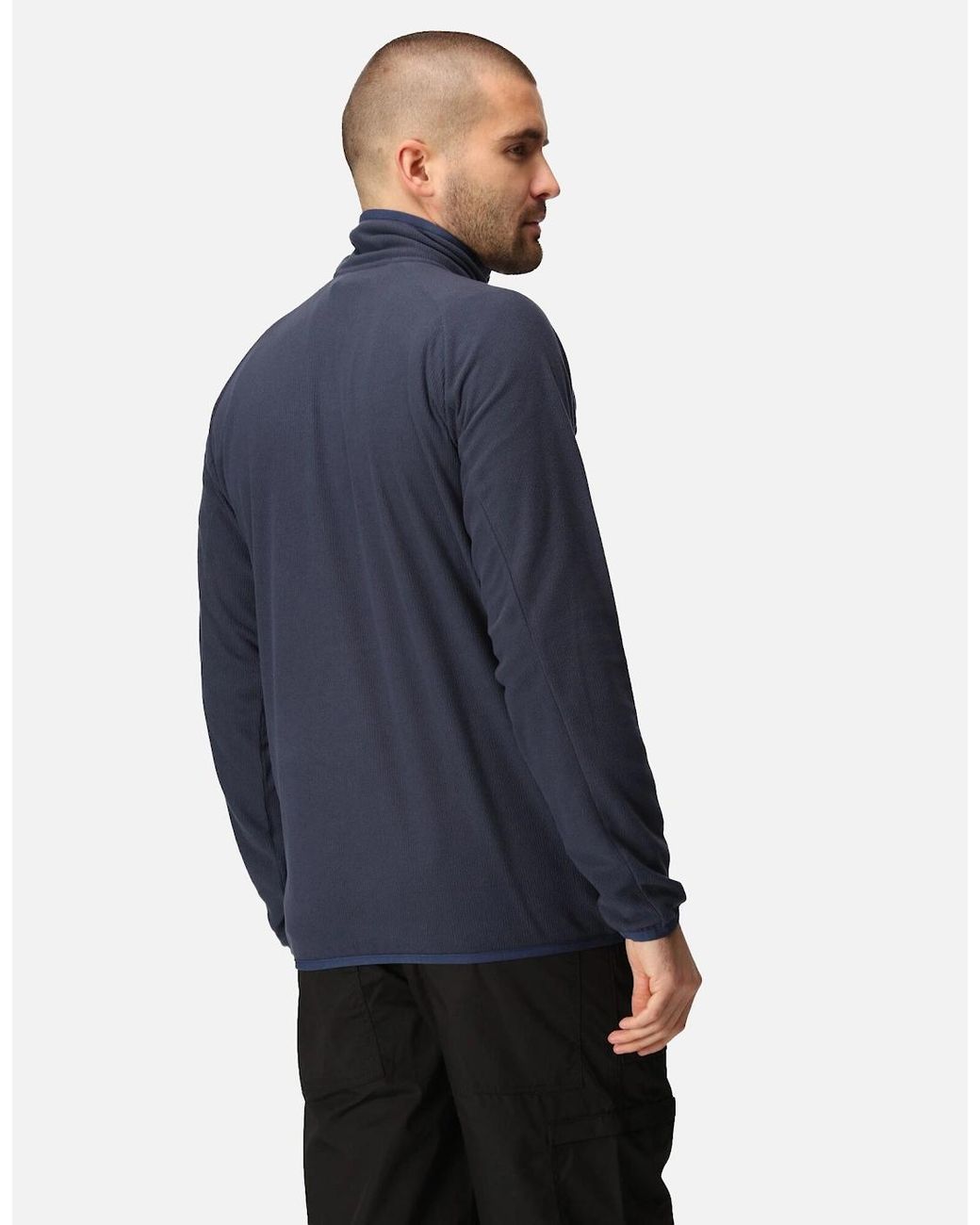 Regatta Blue Professional Half Zip Fleece Top for men