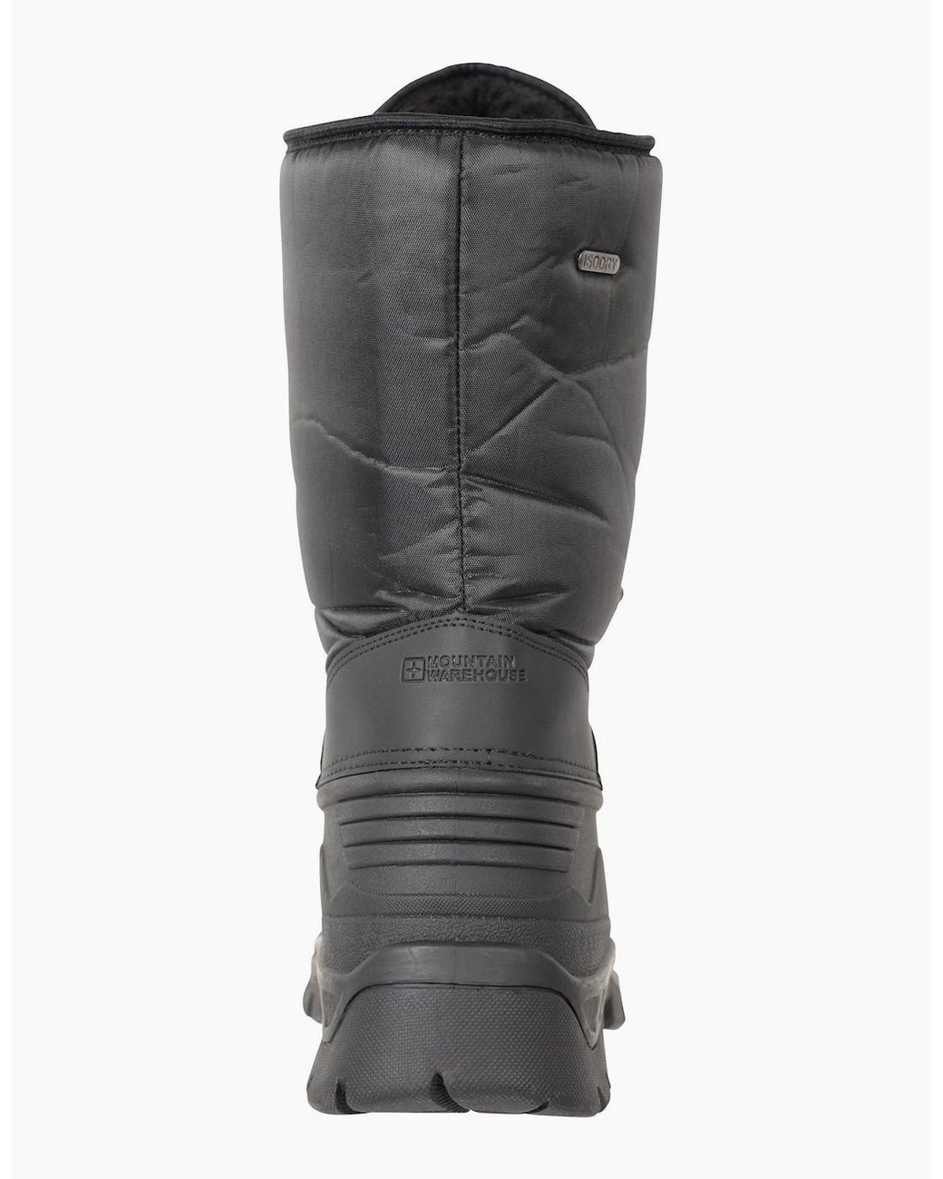 Mountain Warehouse Black Plough Ski Boots Snow Boots for men