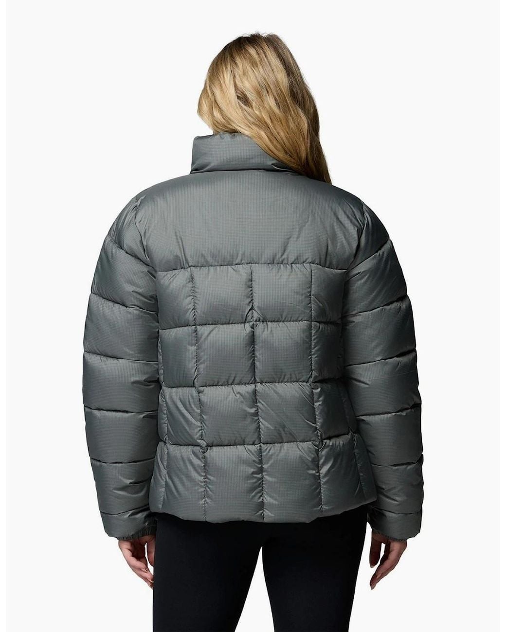 Columbia Gray Puffect Iii Full Zip Puffer Jacket