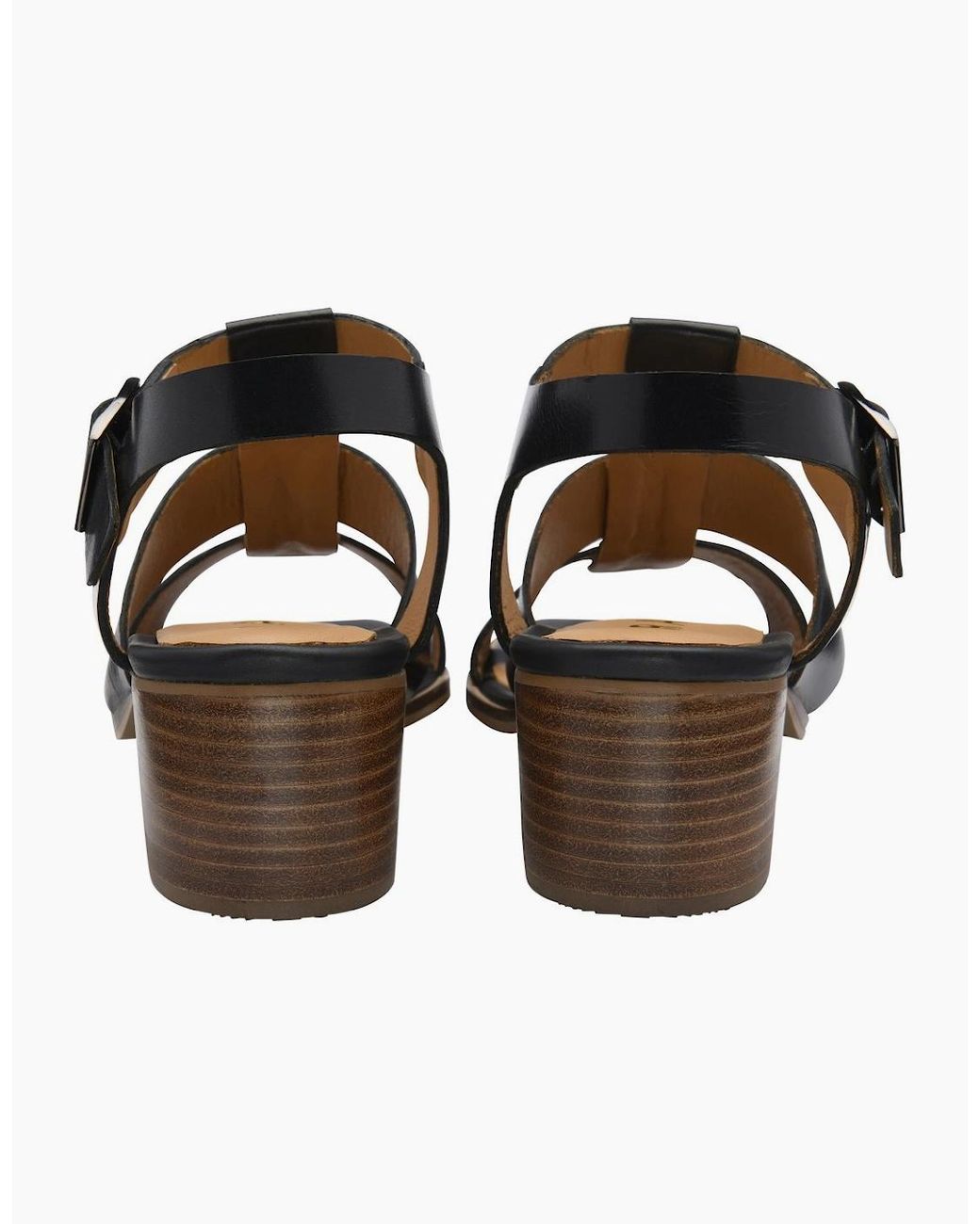 Ravel Black Togston Heeled Sandals