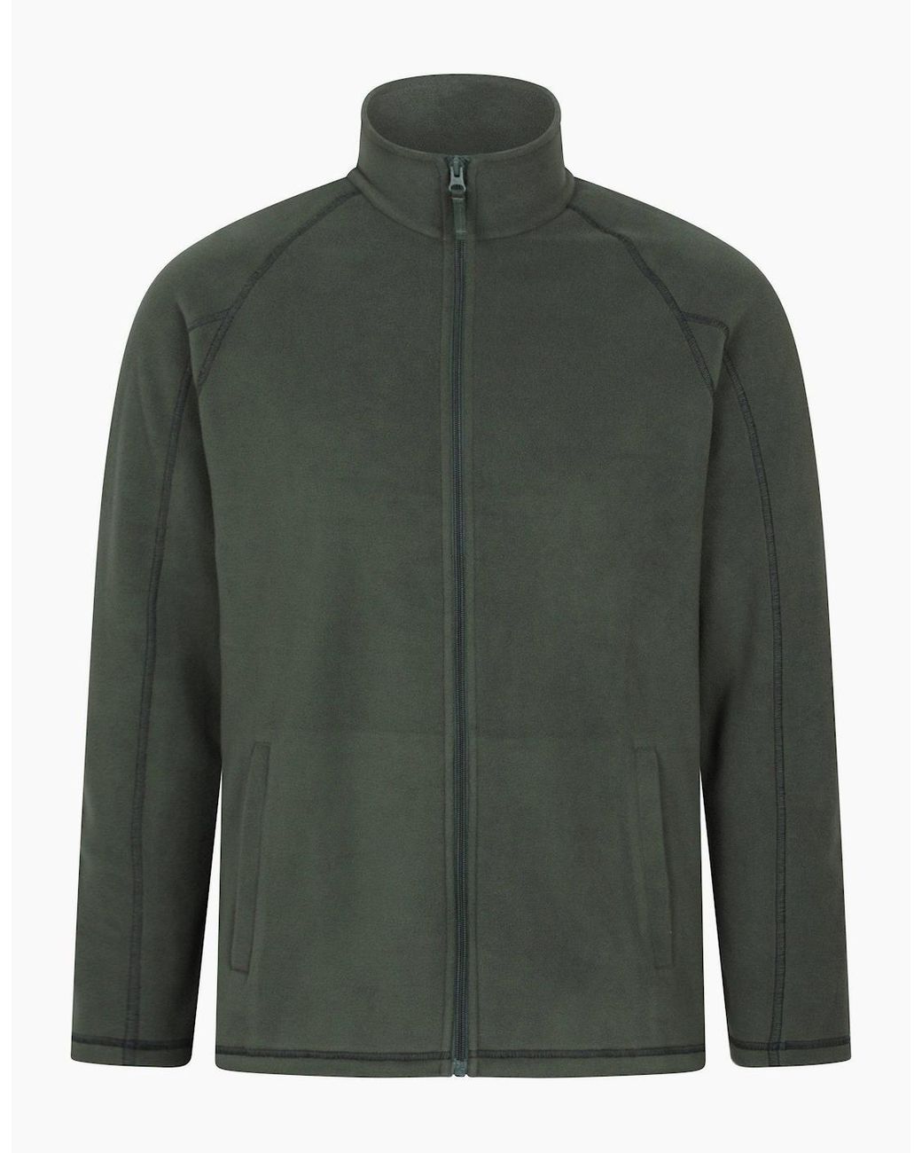 Mountain Warehouse Blue Ashbourne Full Zip Fleece Jacket for men