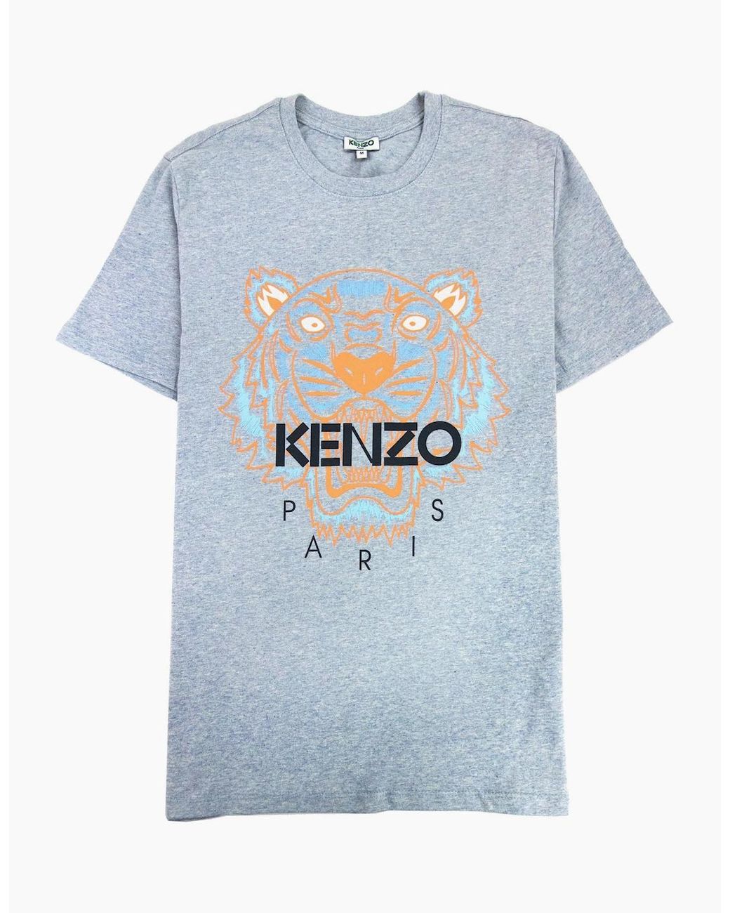 KENZO Blue Icon Tiger T-Shirt for men