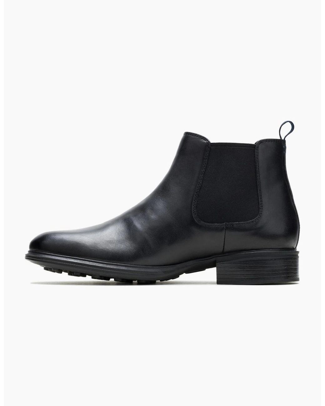 Hush Puppies Black Lewis Chelsea Boots for men