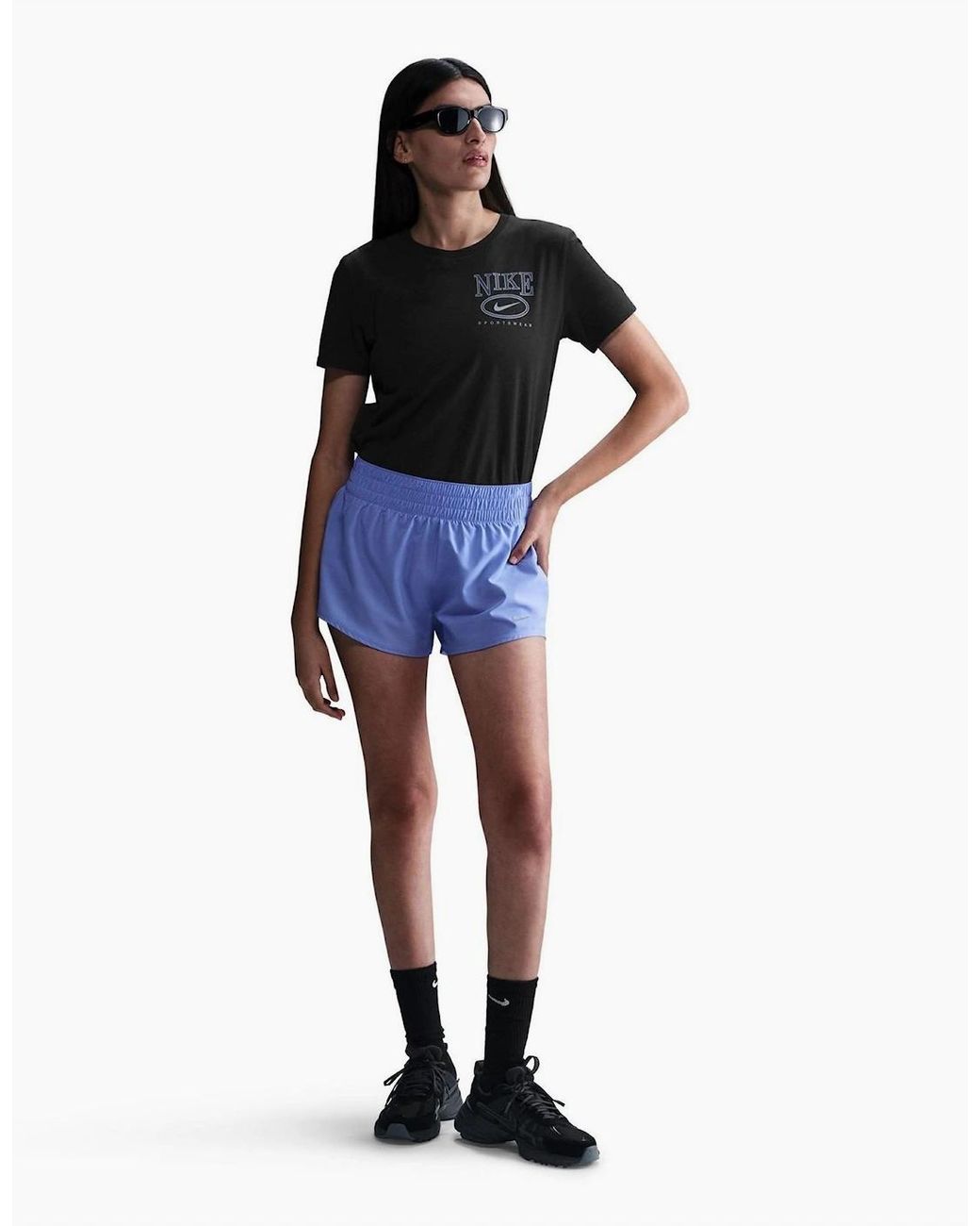 Nike Black Club Crew Neck Short Sleeve Competition T-Shirt