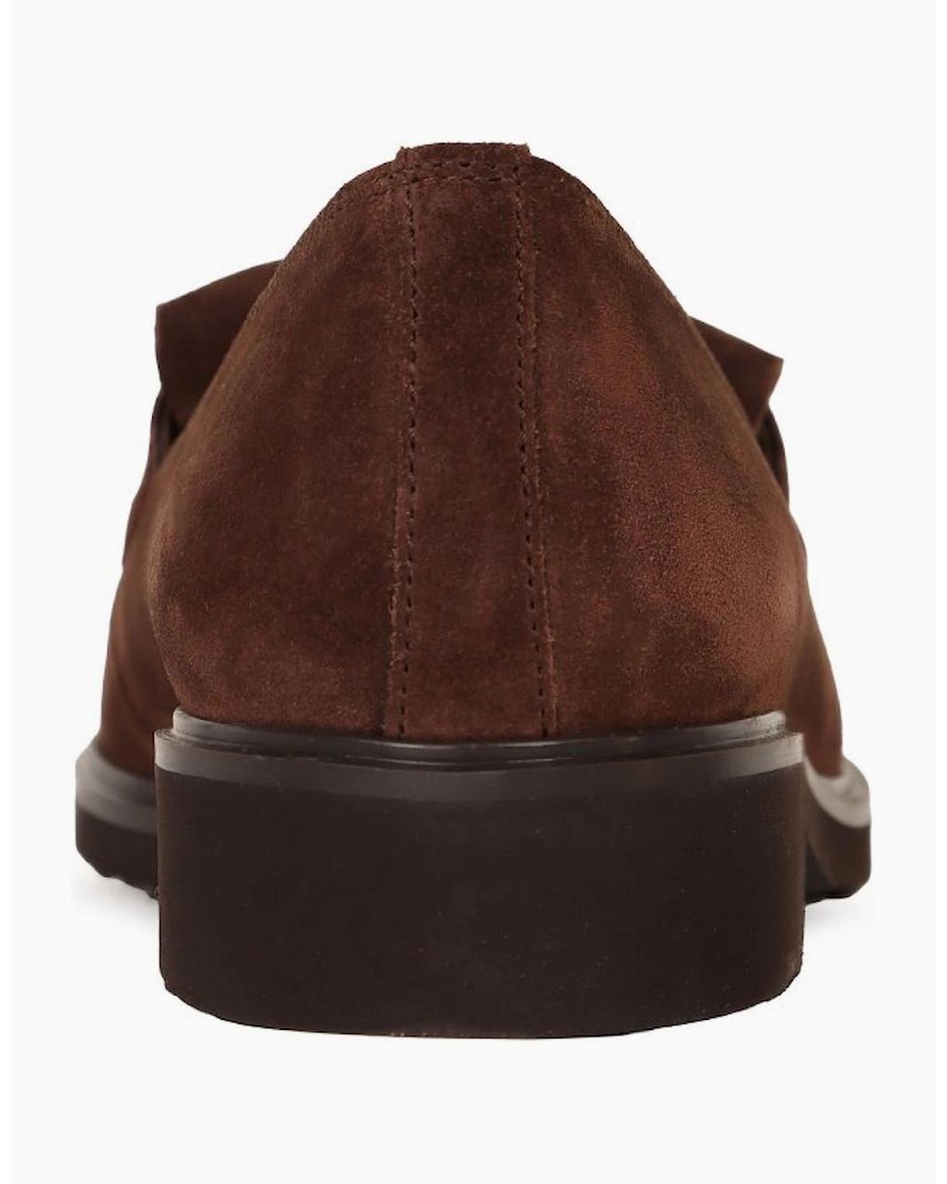 Gabor Brown Leader Fringe Loafers