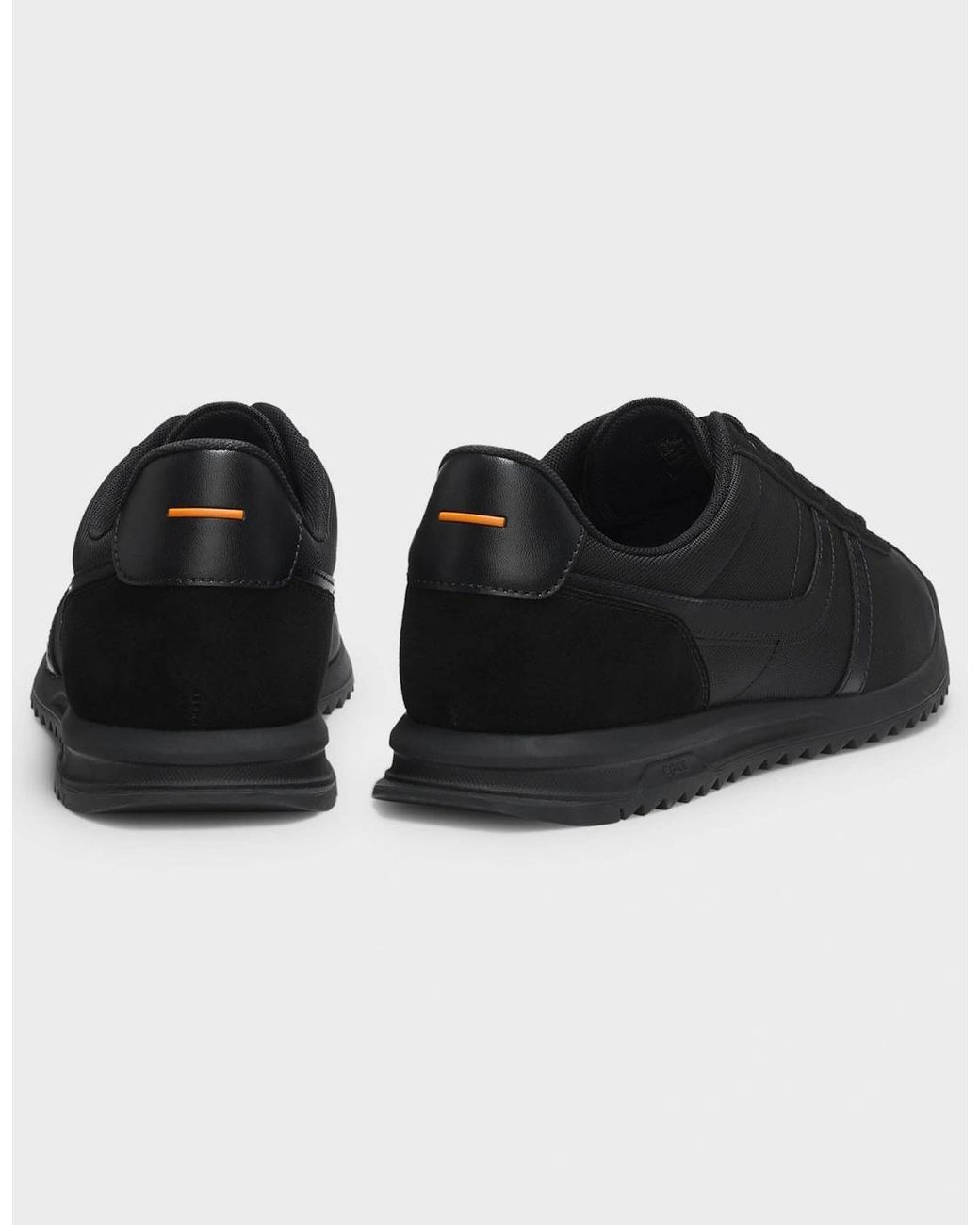 Boss Black Boss Zayn Low-Top Trainers With Faux-Leather Trims for men