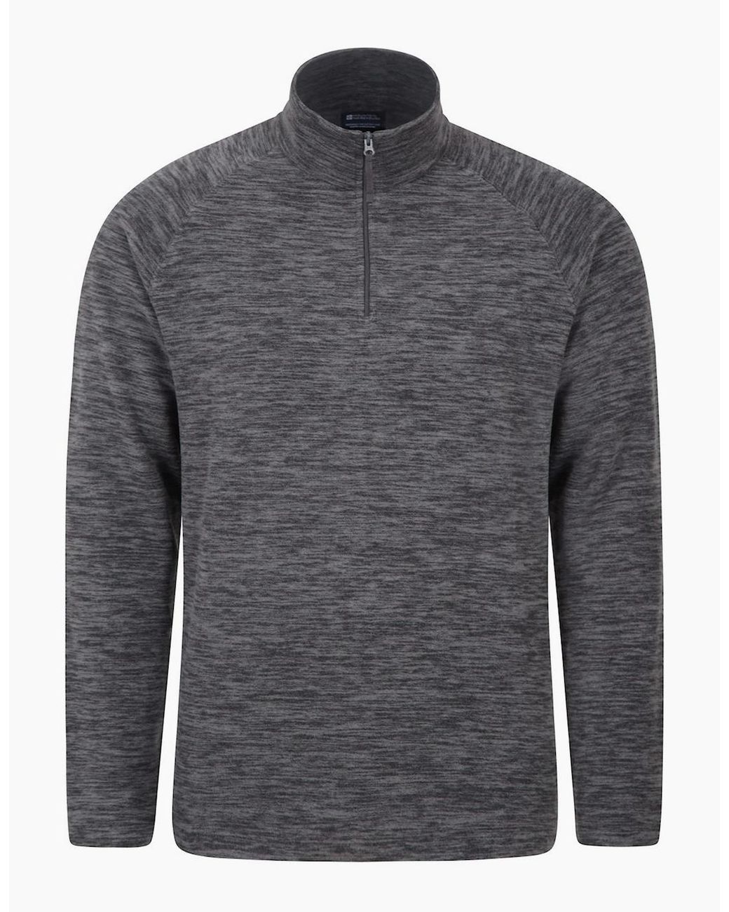 Mountain Warehouse Gray Snowdon Ii Fleece Top for men
