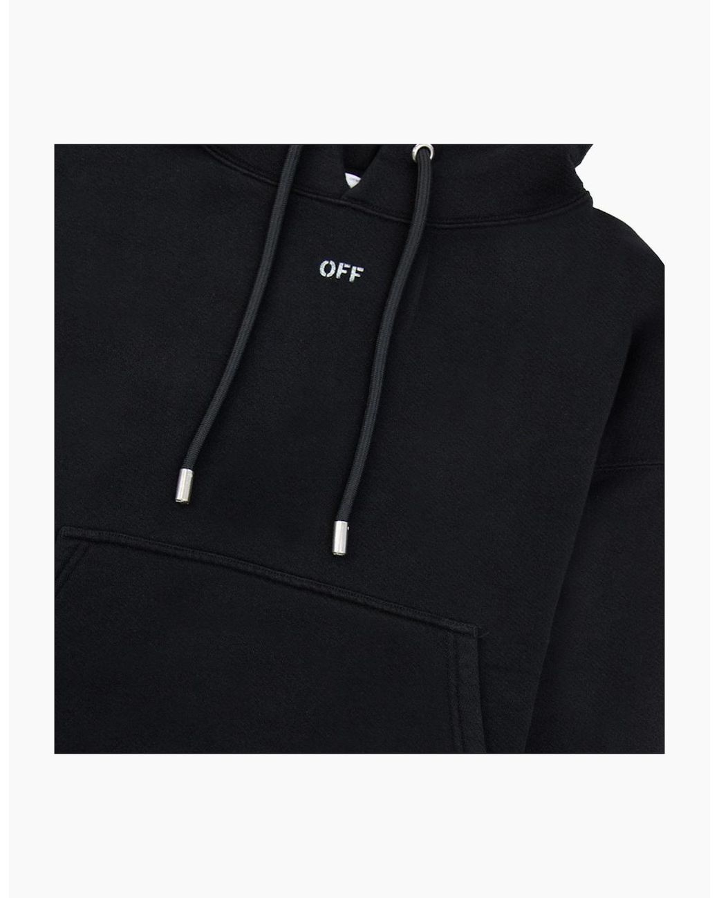 Off-White c/o Virgil Abloh Black Off Vibe Arrow Skate Hoodie/Aqua for men