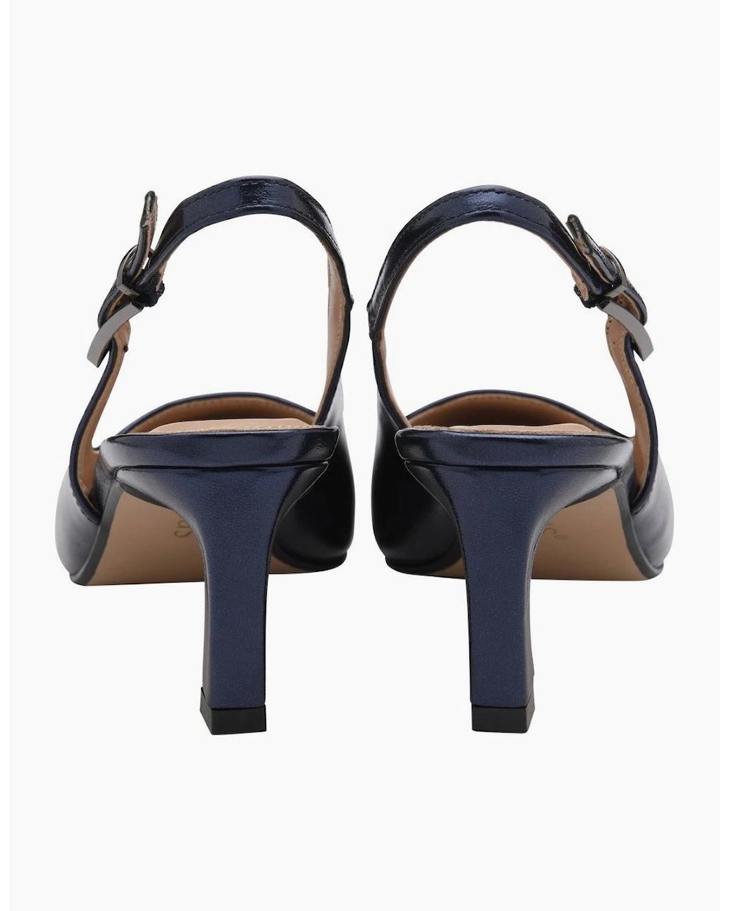 Lotus Blue Sharon Slingback Court Shoes