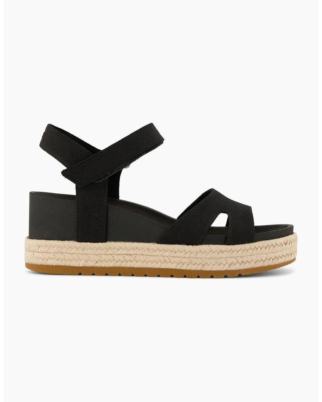 TOMS Black Alana Ankle Strap Sandals